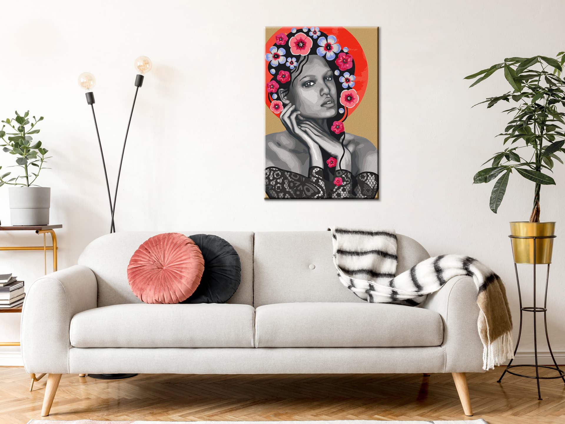 

Obraz do samodzielnego malowania - Wschodnia księżniczka (rozmiar 40x60)