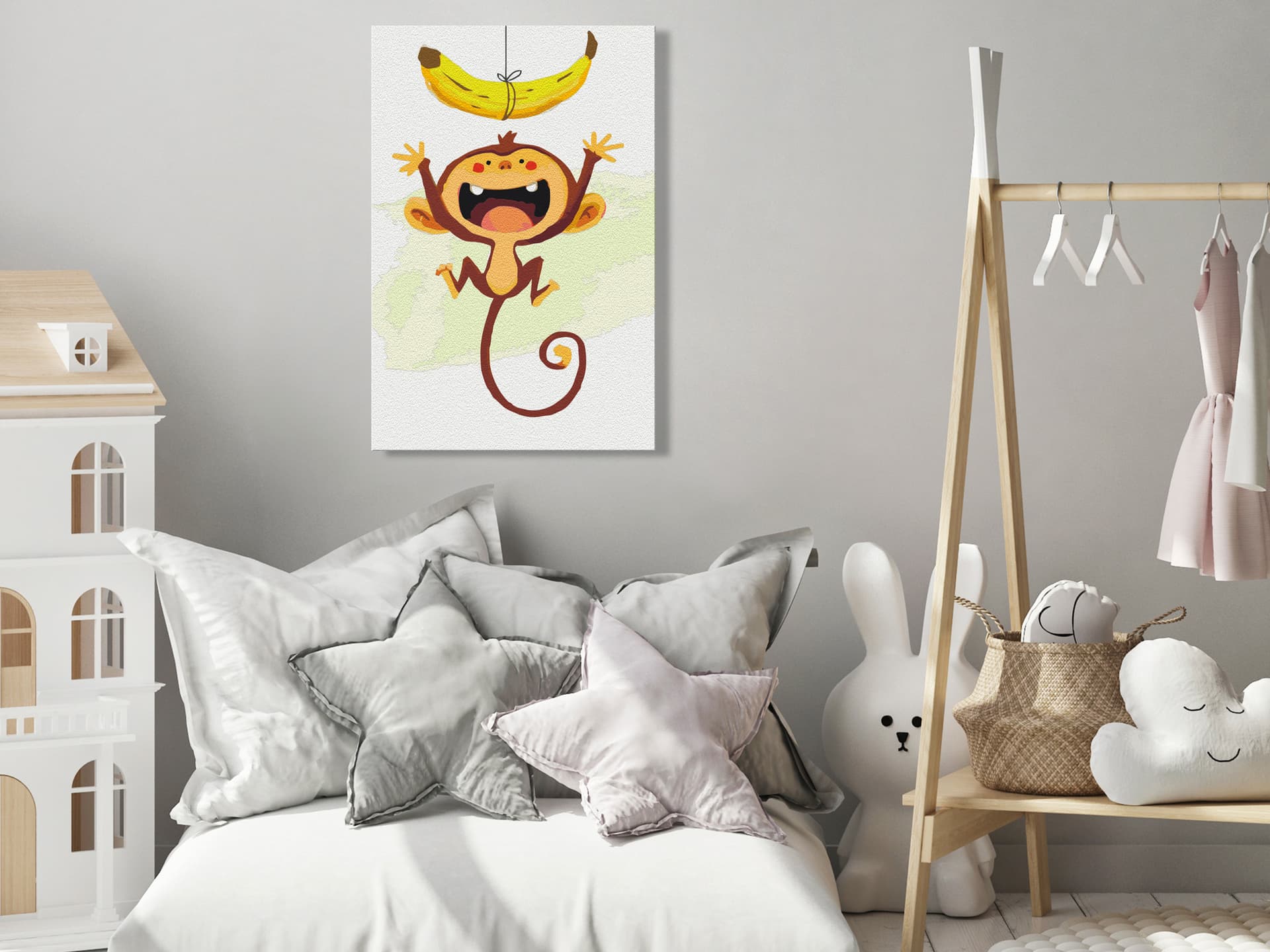 

Obraz do samodzielnego malowania - Głodna małpka (rozmiar 40x60)