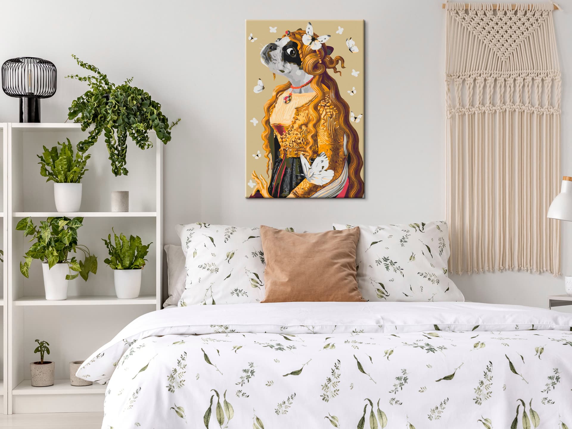 

Obraz do samodzielnego malowania - Pani mops (rozmiar 40x60)