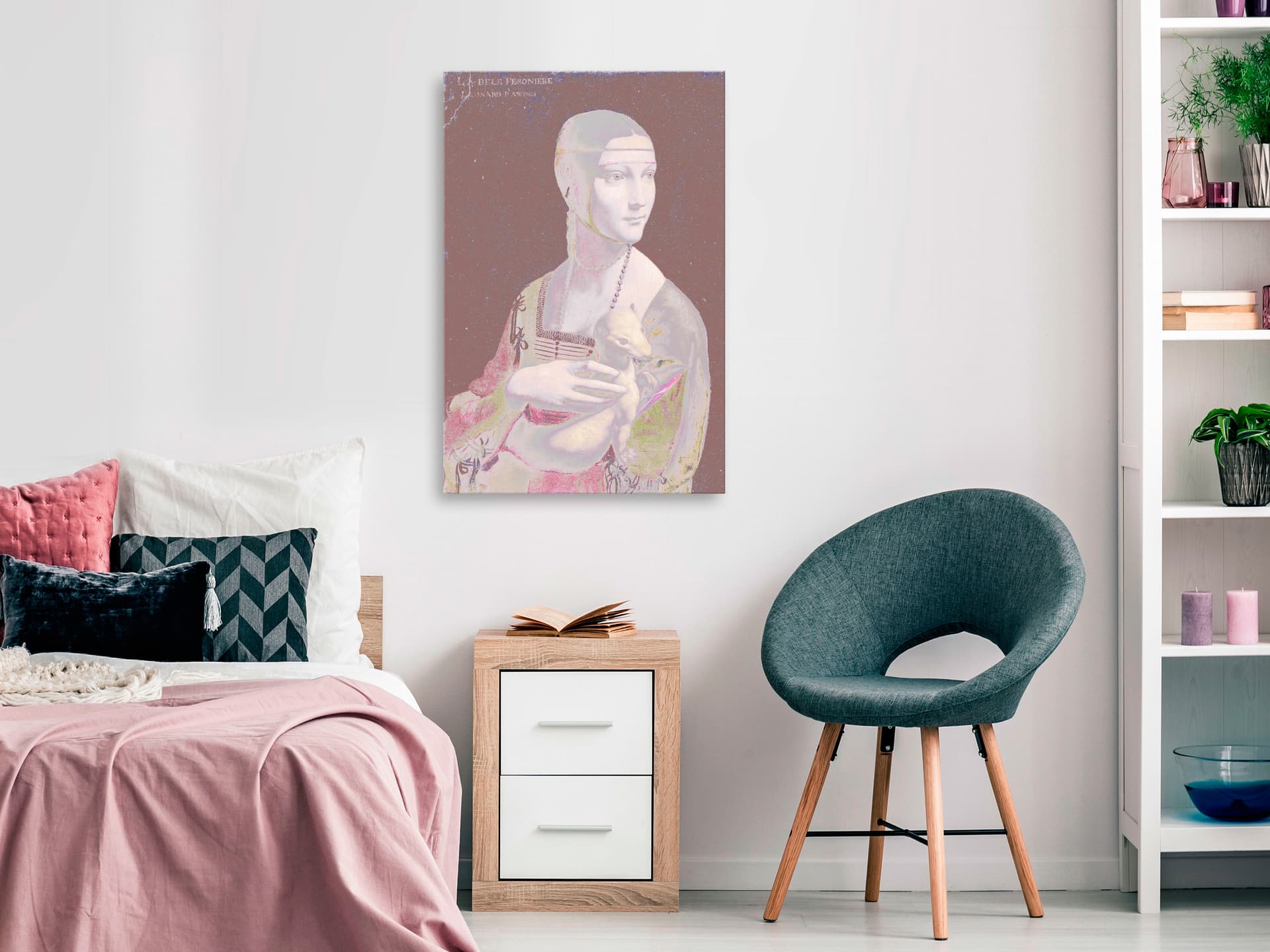 

Obraz - Pastelowa dama (1-częściowy) pionowy (rozmiar 80x120)