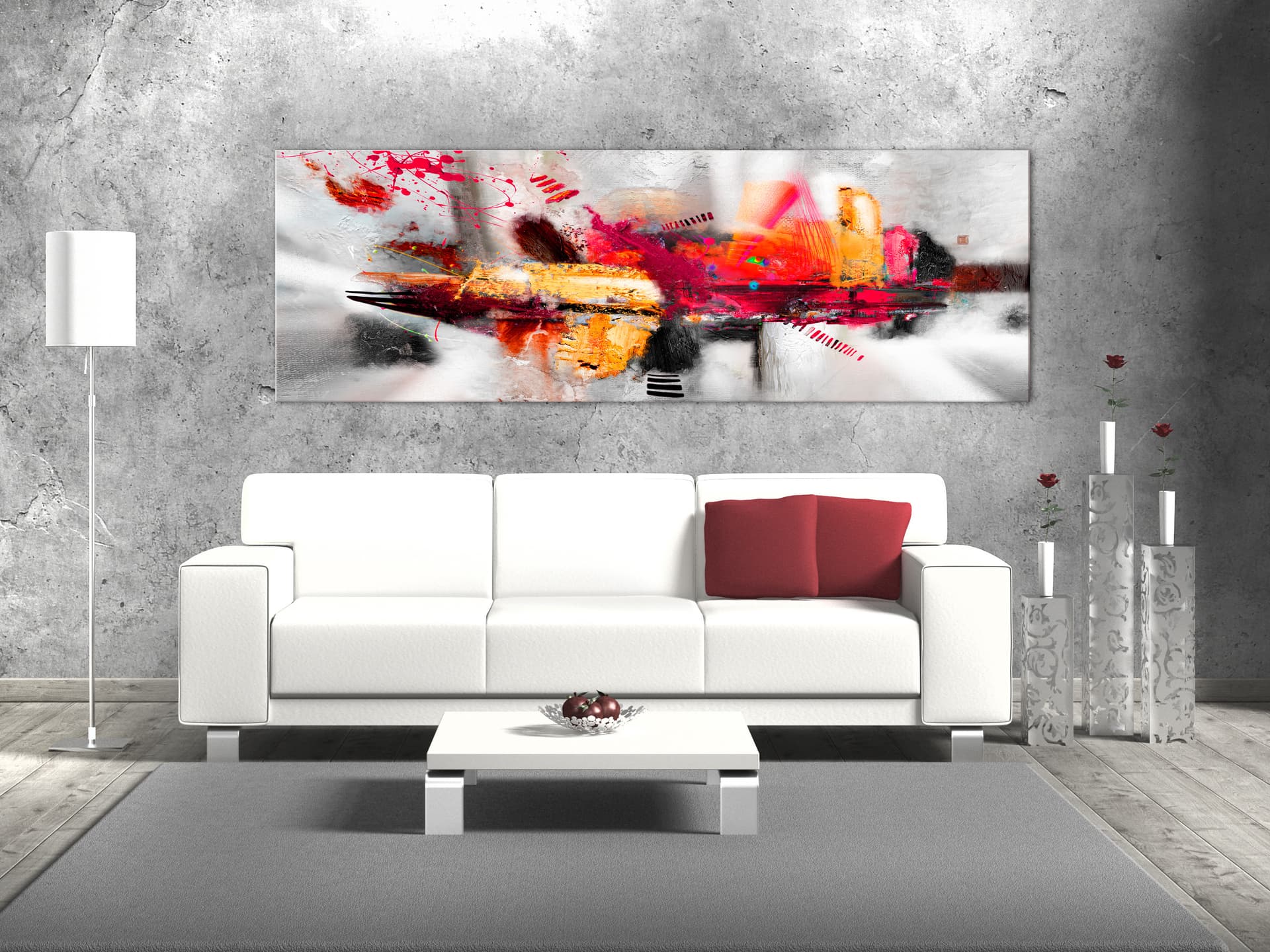 

Obraz - Kolorowa instalacja (1-częściowy) wąski (rozmiar 135x45)