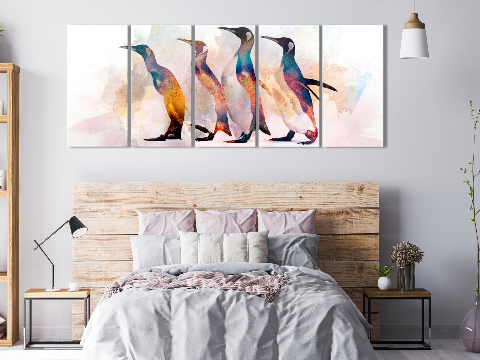 

Obraz - Wędrówki pingwinów (5-częściowy) wąski (rozmiar 225x90)