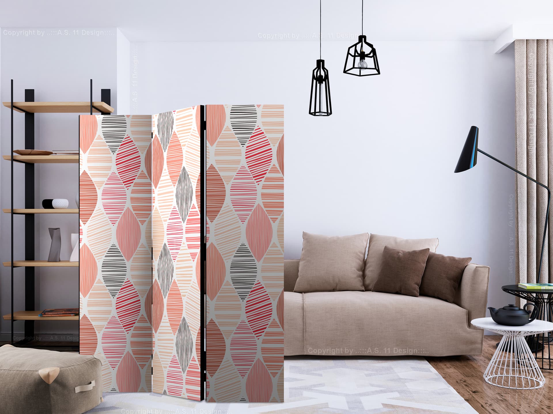 

Parawan 3-częściowy - Wiosenne liście [Room Dividers] (rozmiar 135x172)