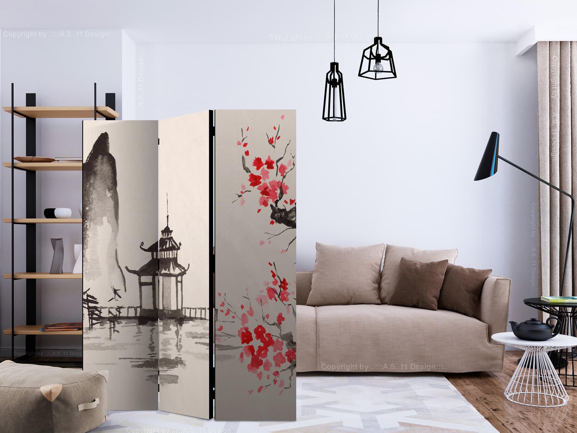 

Parawan 3-częściowy - Budka senseia [Room Dividers] (rozmiar 135x172)