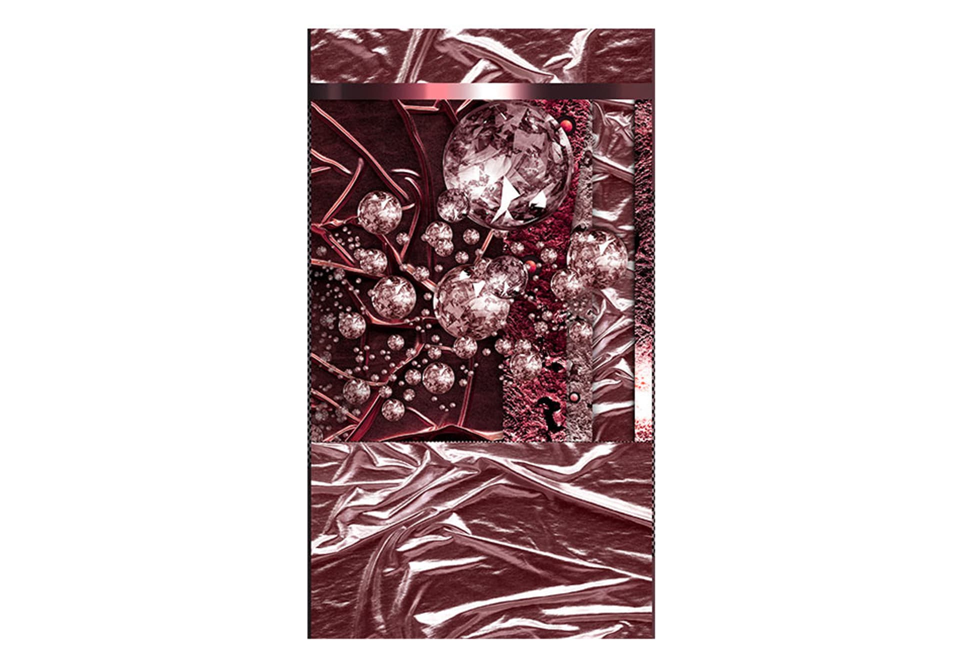 

Fototapeta - Karminowe szaleństwo (rozmiar 50x1000)