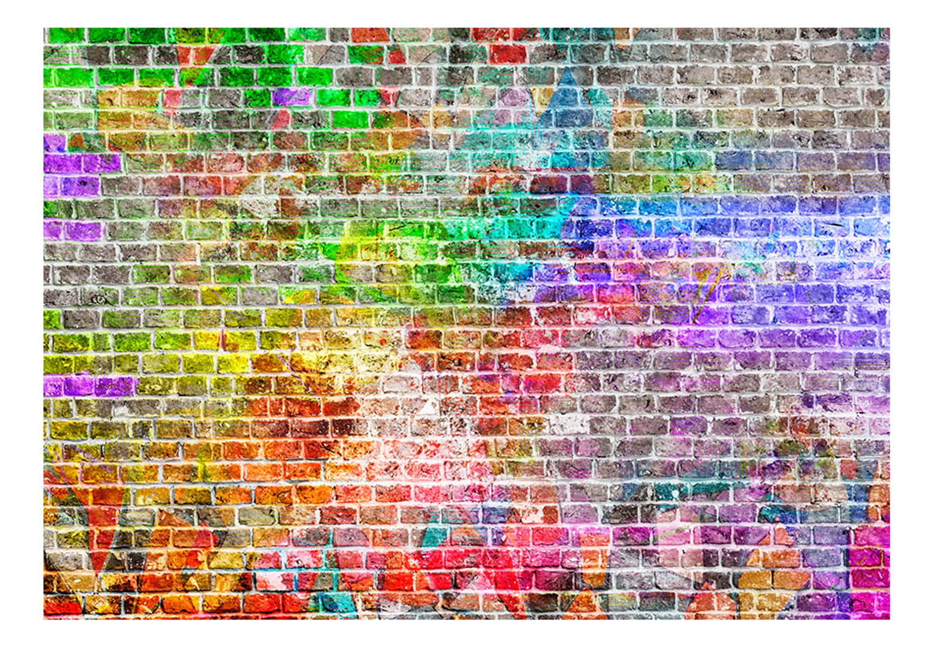 

Fototapeta - Tęczowy mur (rozmiar 150x105)