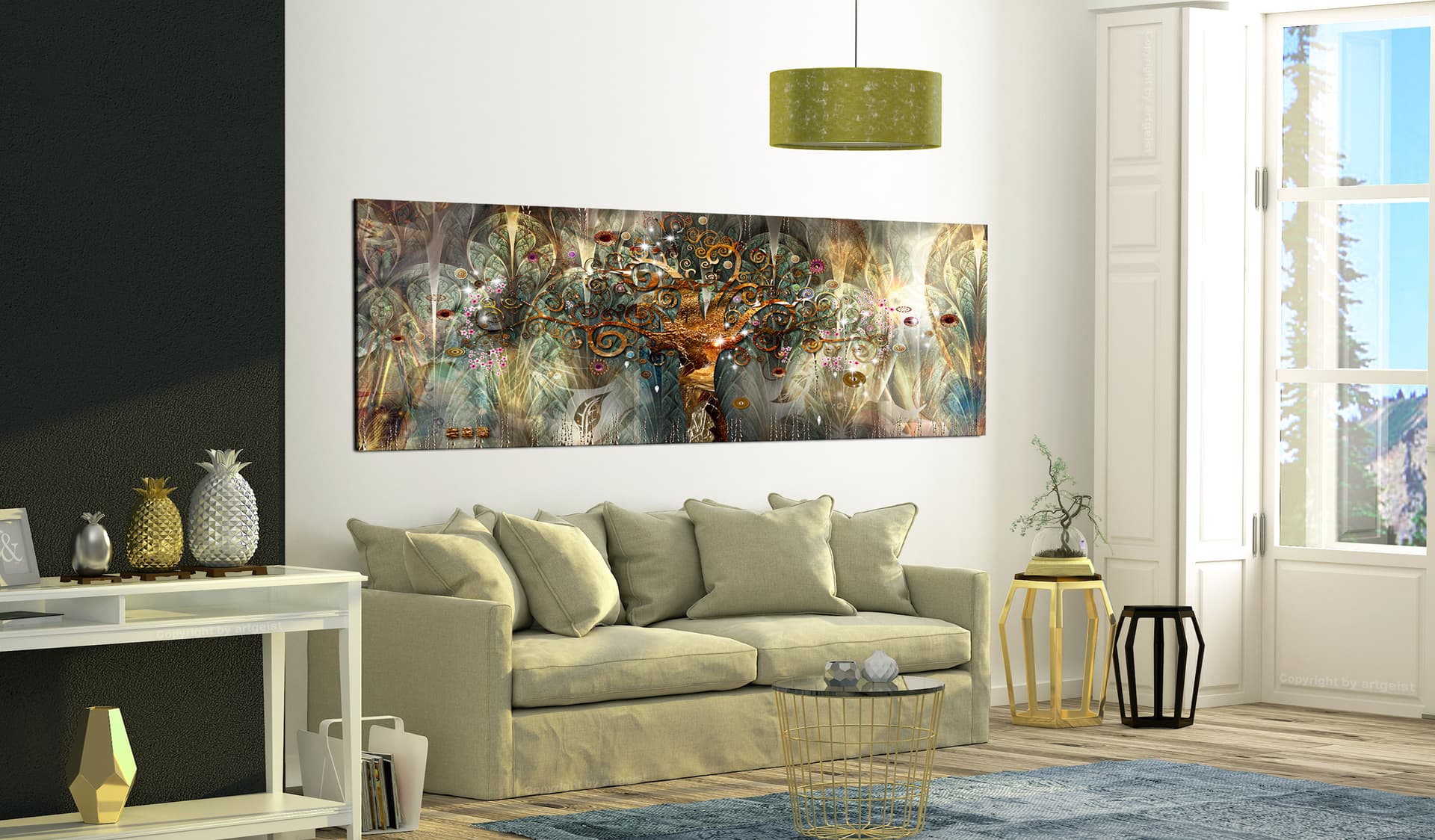 

Obraz - Kraina szczęścia (rozmiar 135x45)