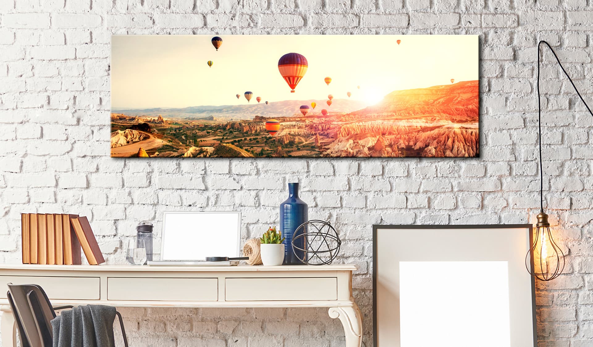 

Obraz - Lot balonem (rozmiar 120x40)