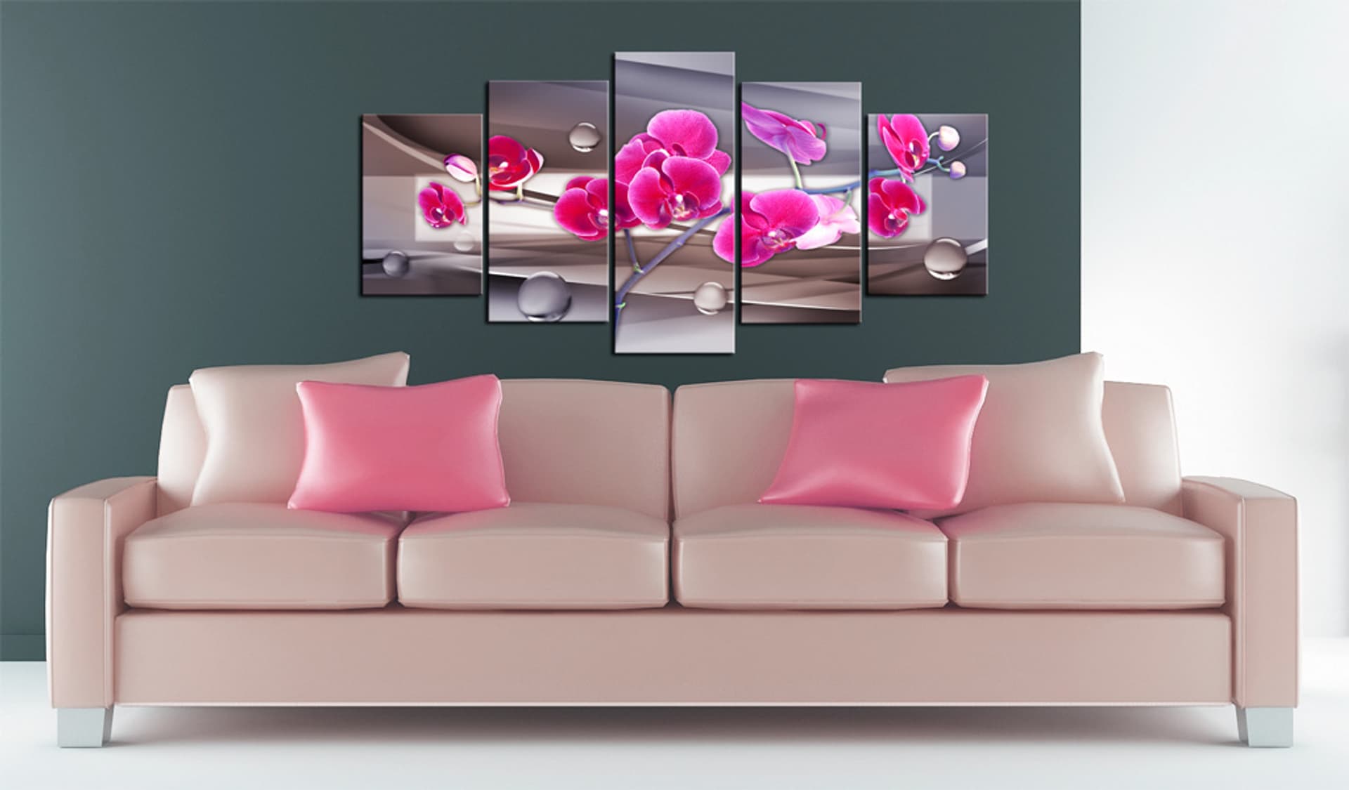 

Obraz - Orchidea na stonowanym tle (rozmiar 225x112.5)