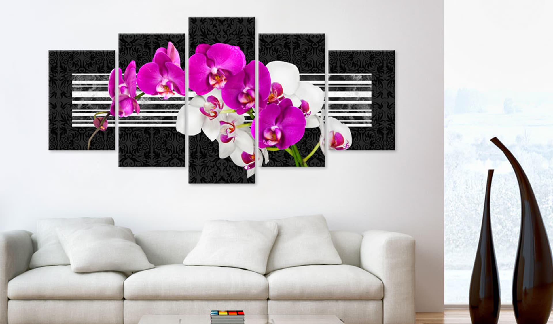 

Obraz - Skromne orchidee (rozmiar 225x112.5)