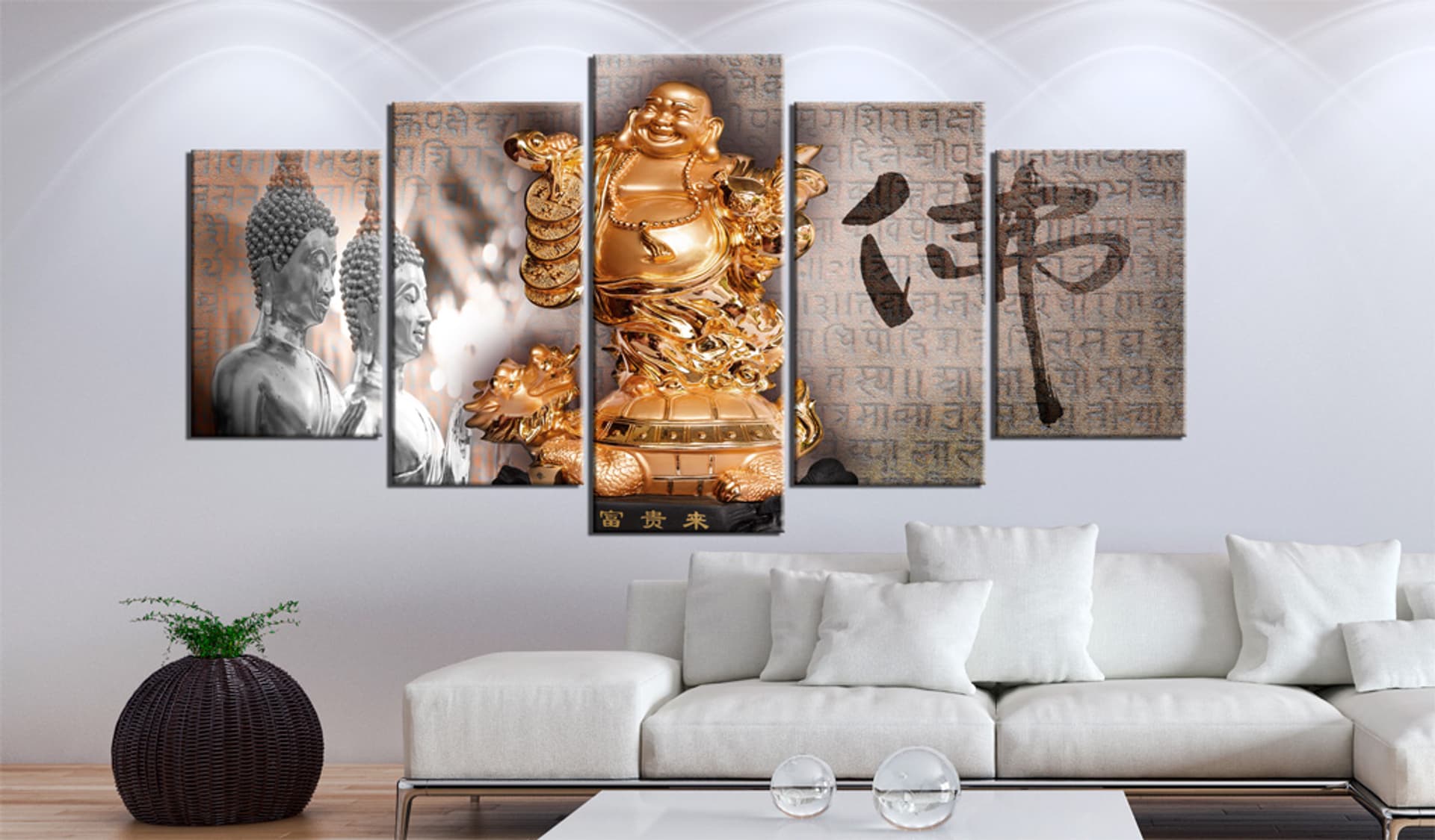 

Obraz - Smile to Buddha! (rozmiar 100x50)