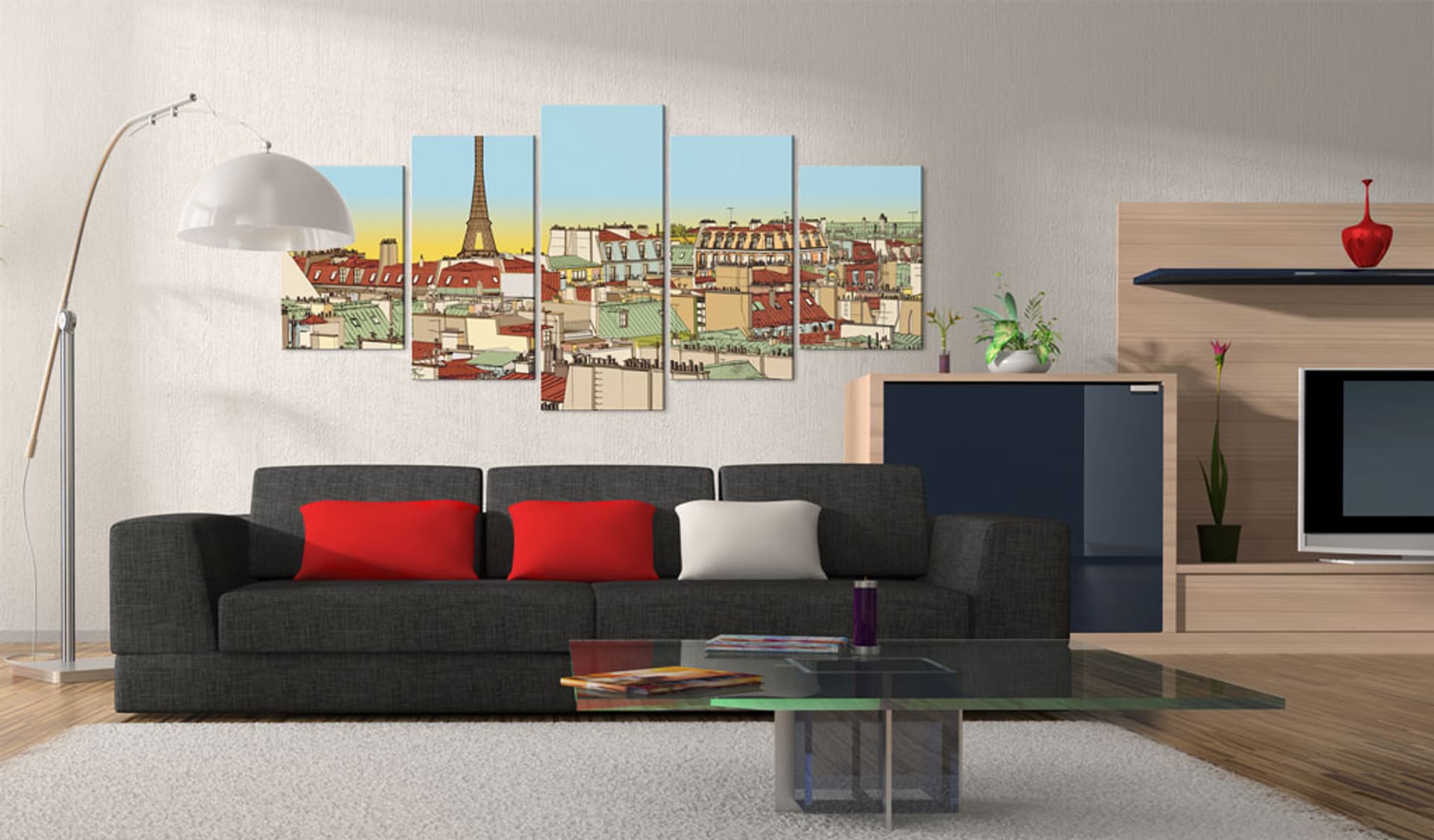 

Obraz - Idylliczny obrazek Paryża (rozmiar 100x50)