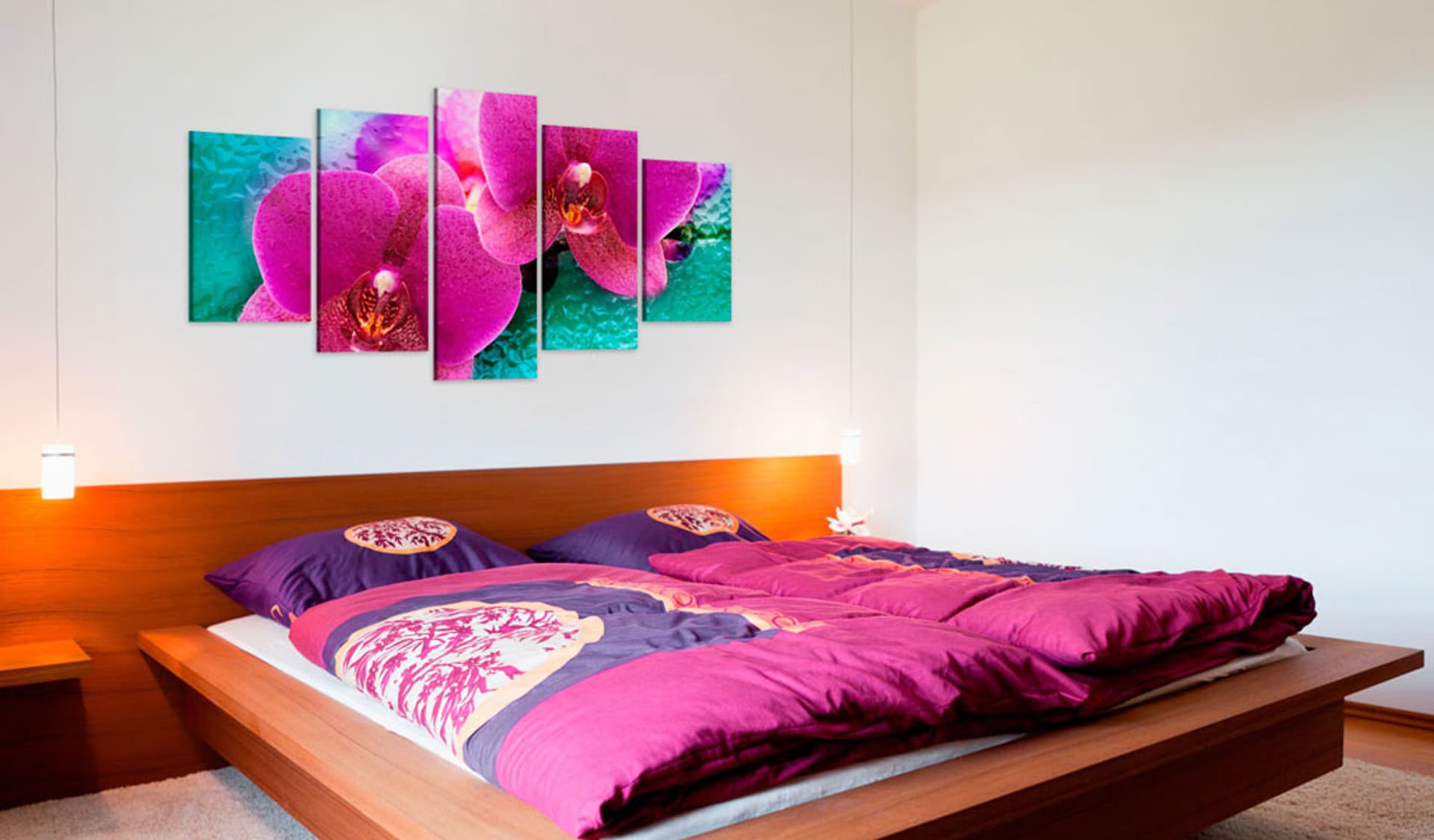 

Obraz - Exotic orchids (rozmiar 100x50)