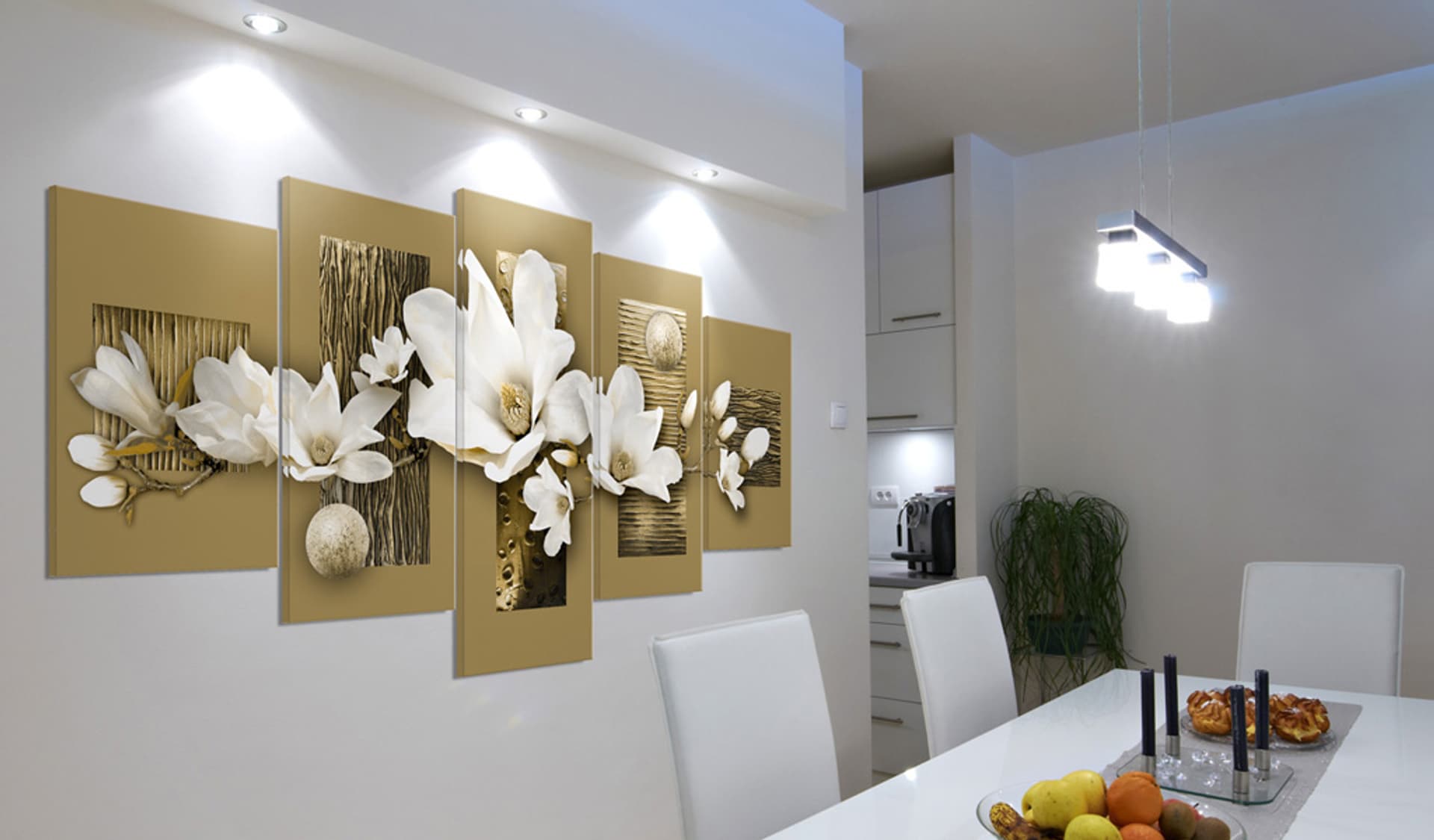 

Obraz - Magnoliowy ogród (rozmiar 200x100)