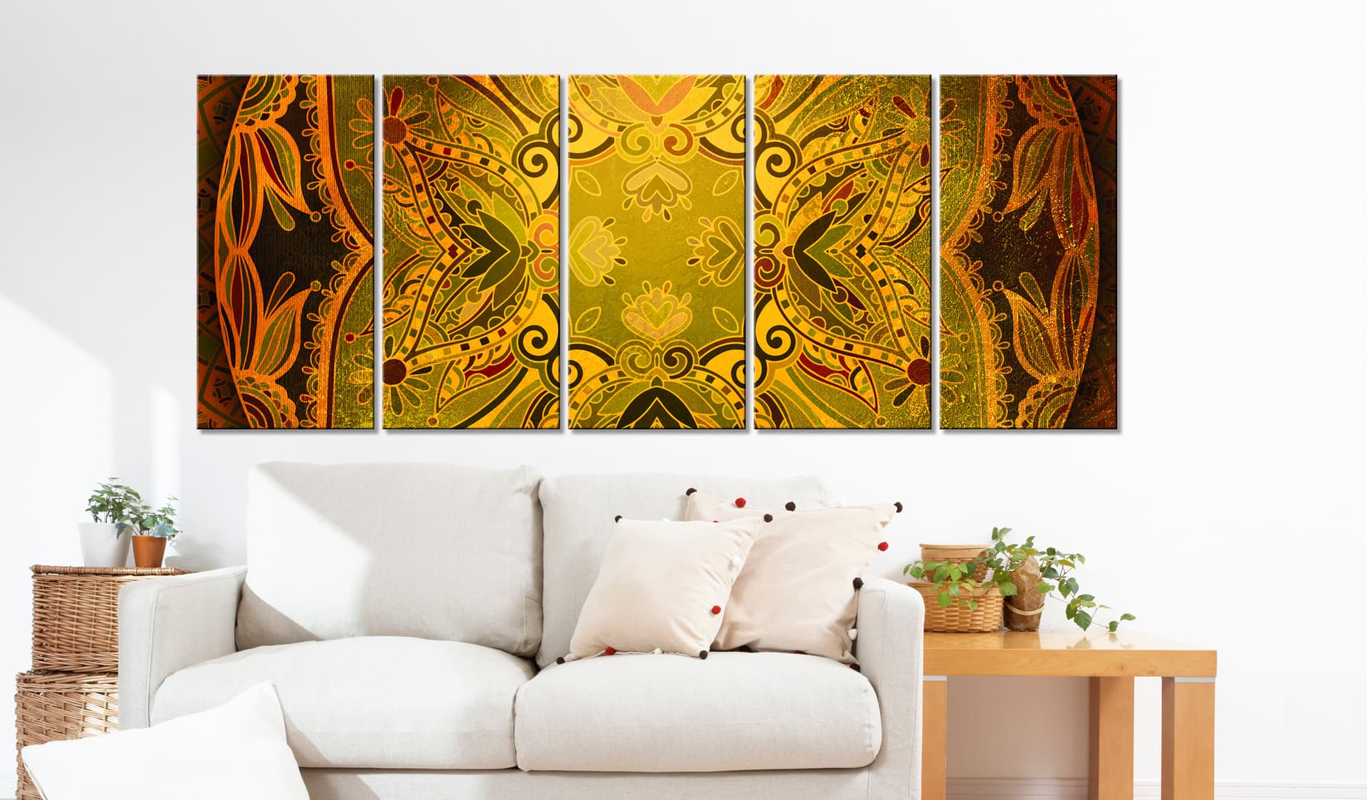 

Obraz - Mandala: Kwieciste skrzydła (rozmiar 225x90)