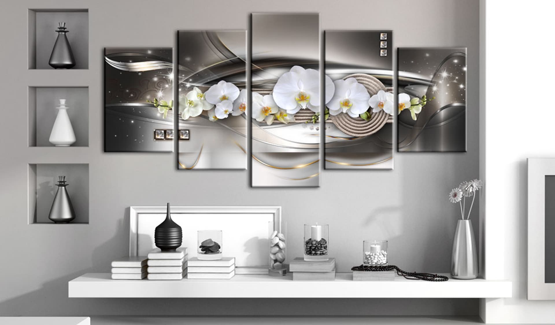 

Obraz - Stalowe orchidee (rozmiar 225x112.5)