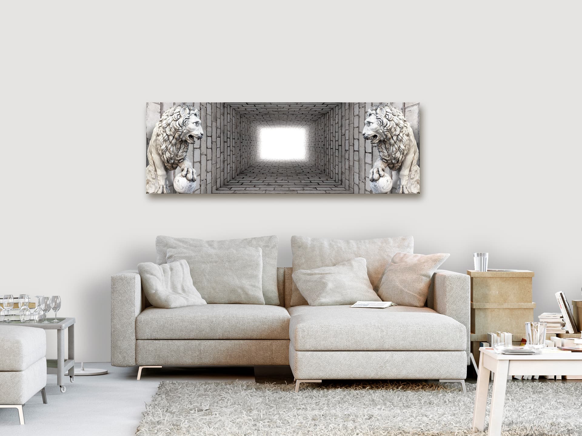 

Obraz - Światło w tunelu (1-częściowy) wąski (rozmiar 120x40)
