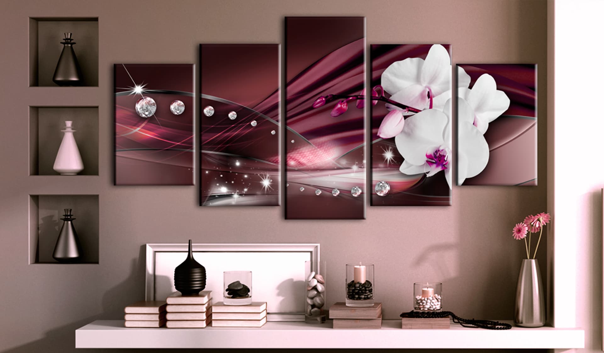 

Obraz - Diamentowa rosa (rozmiar 225x112.5)