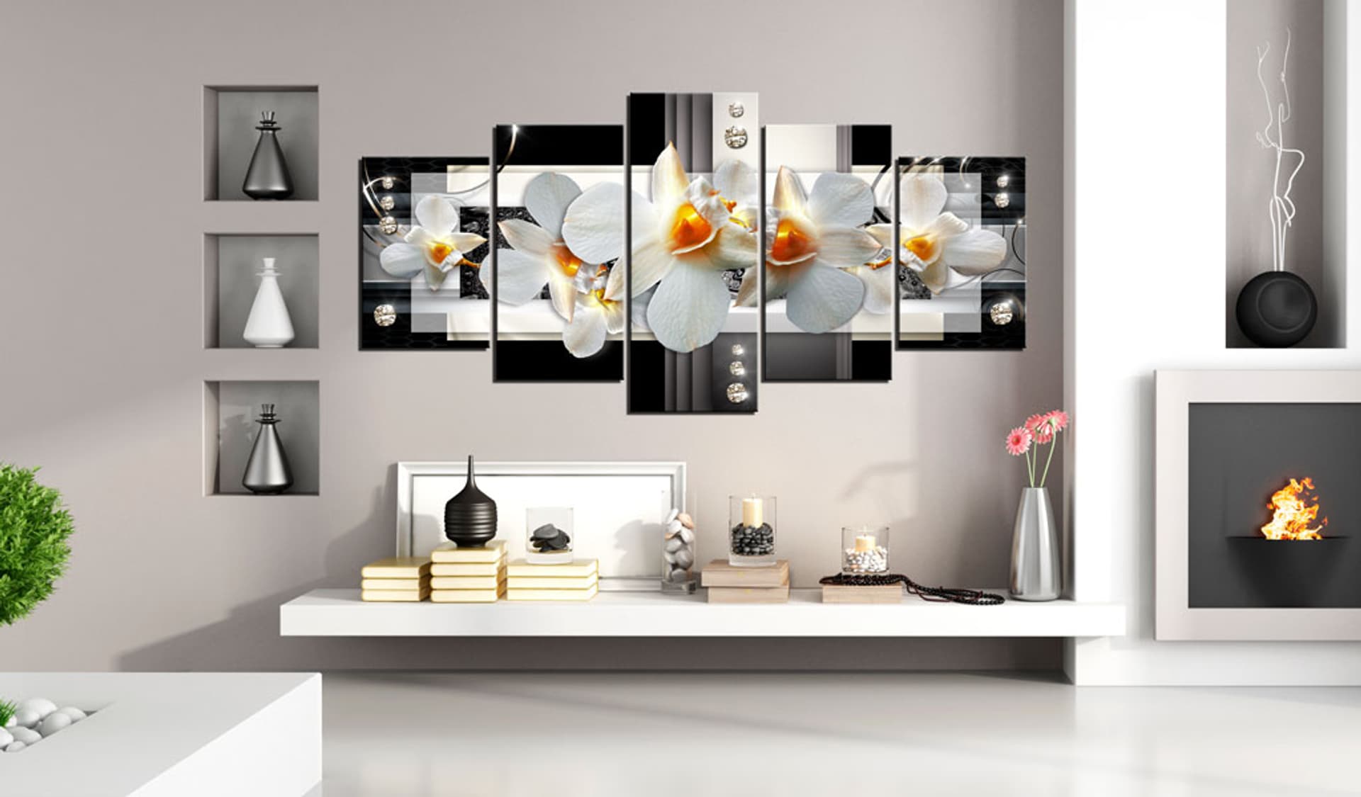 

Obraz - Słoneczne orchidee (rozmiar 200x100)