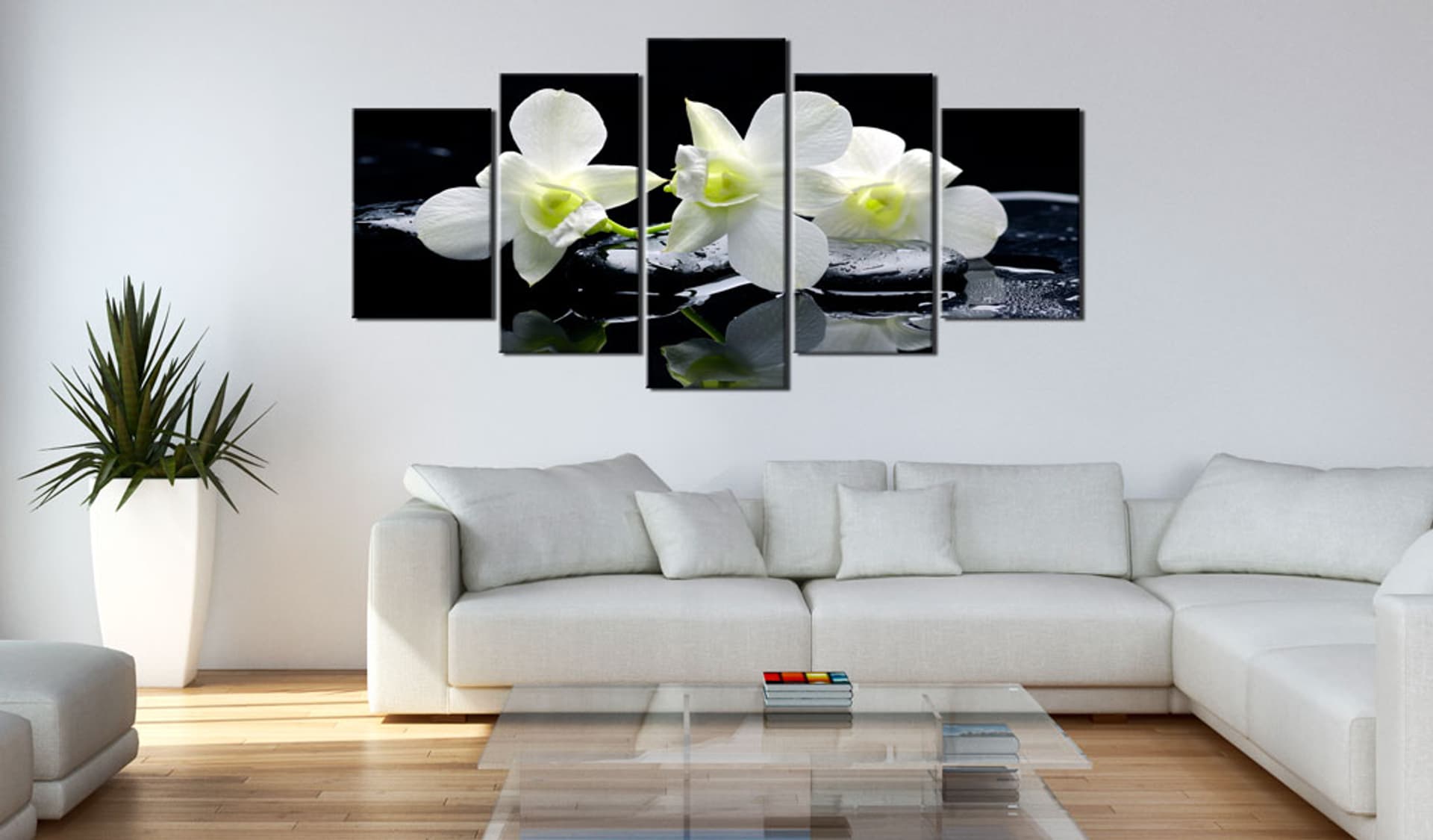 

Obraz - Melancholijne orchidee (rozmiar 200x100)