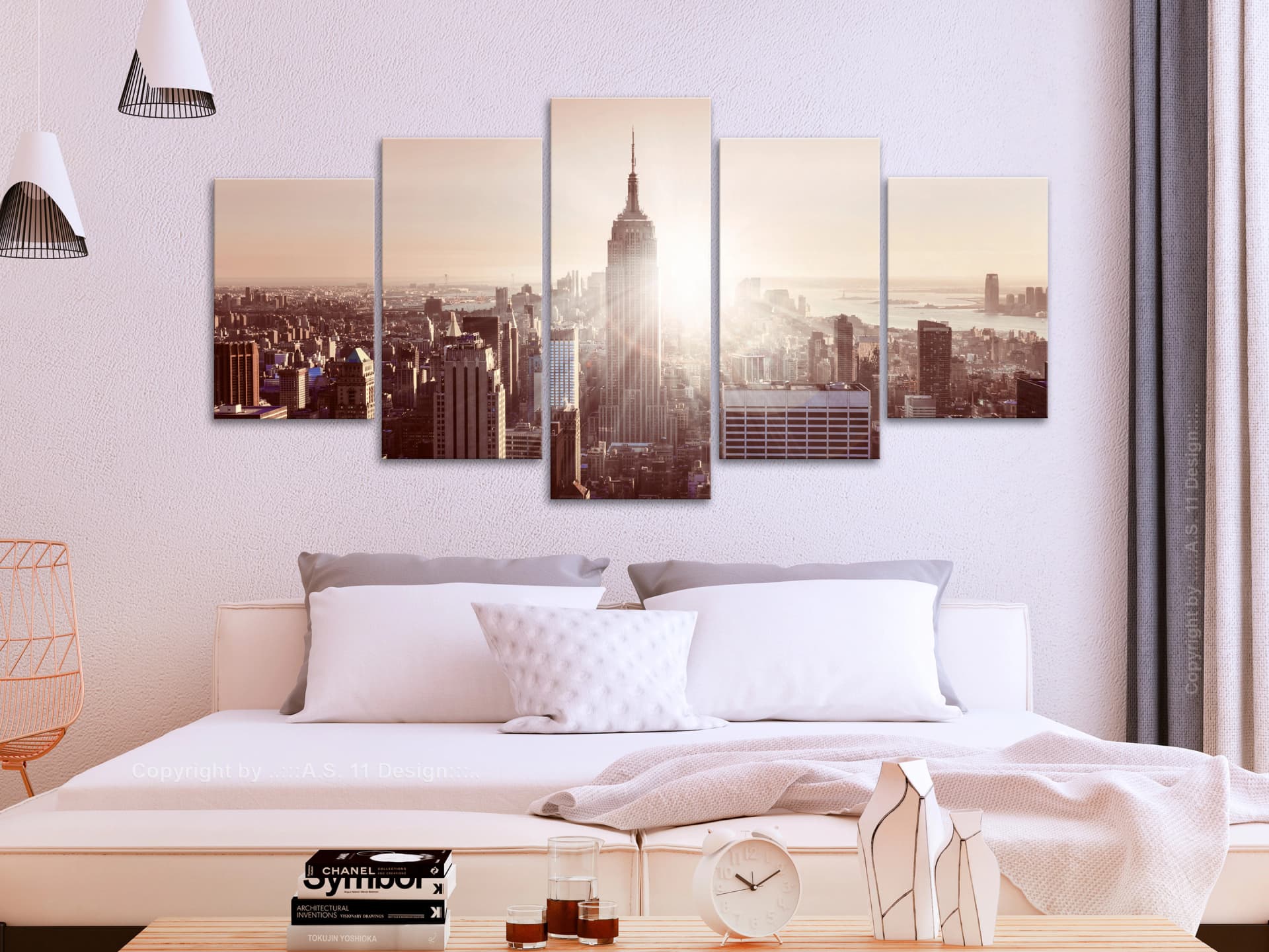 

Obraz - Słońce nad Manhattanem (5-częściowy) szeroki brązowy (rozmiar 225x112.5)