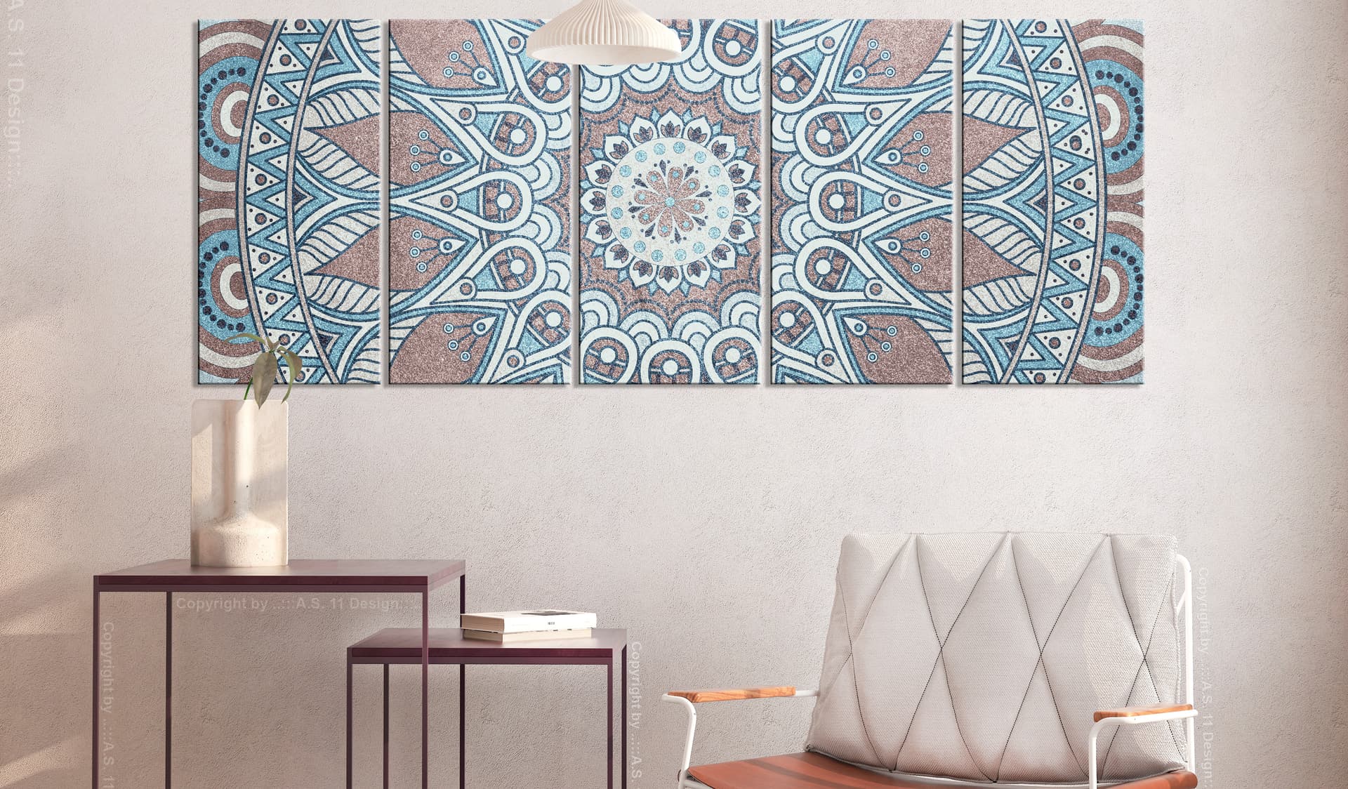 

Obraz - Orientalny okrąg (5-częściowy) wąski (rozmiar 225x90)