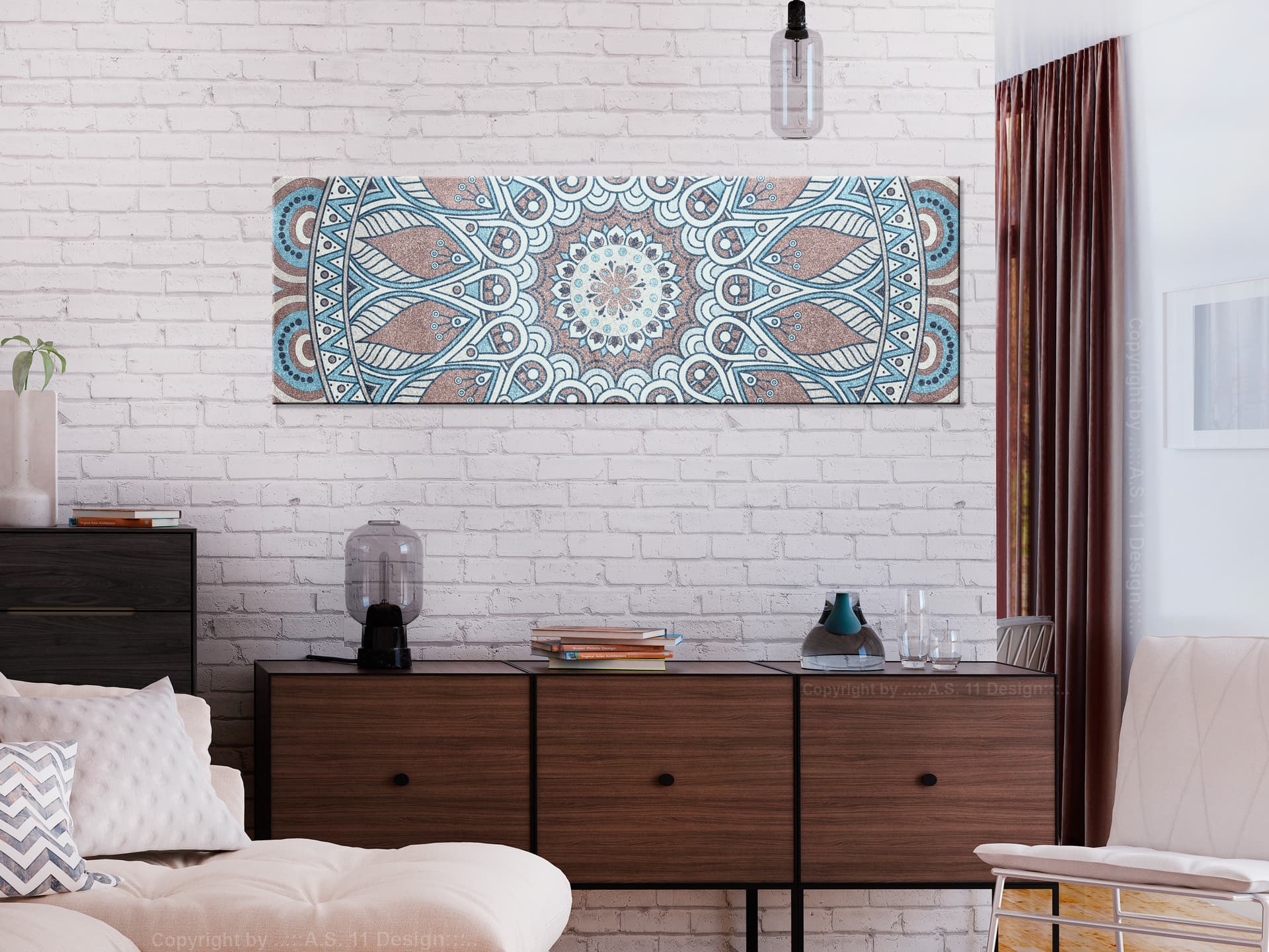 

Obraz - Orientalny okrąg (1-częściowy) wąski (rozmiar 120x40)