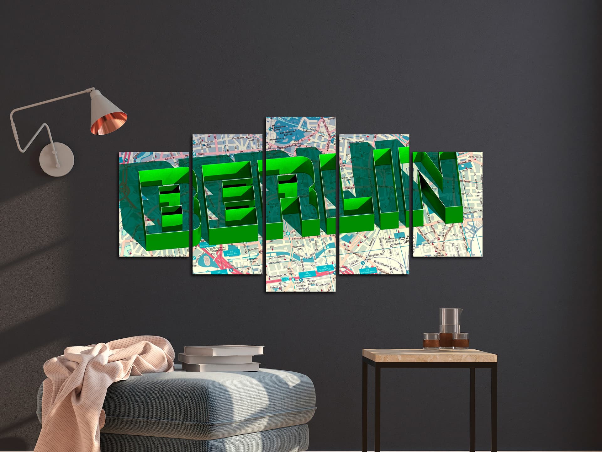 

Obraz - Zielony Berlin (5-częściowy) szeroki (rozmiar 200x100)