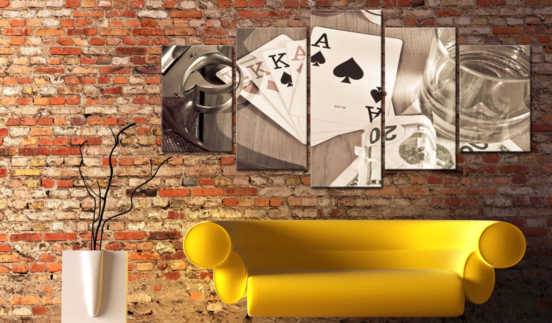 

Obraz - Pokerowa noc - sepia (rozmiar 225x112.5)
