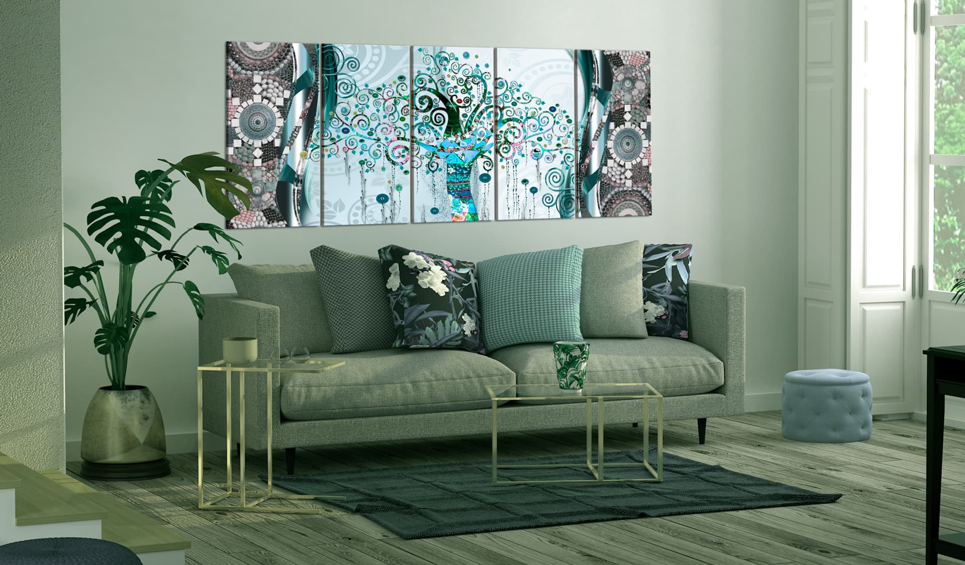 

Obraz - Niebieskie drzewo (rozmiar 200x80)