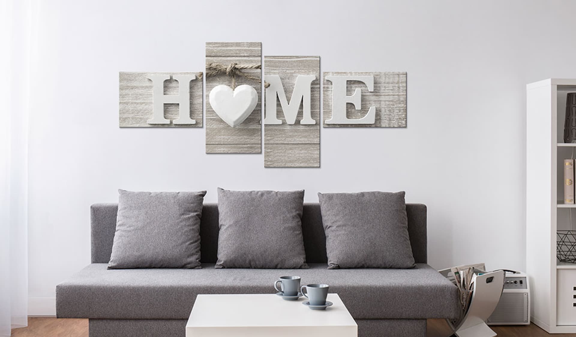 

Obraz - Retro styl: HOME (rozmiar 100x45)