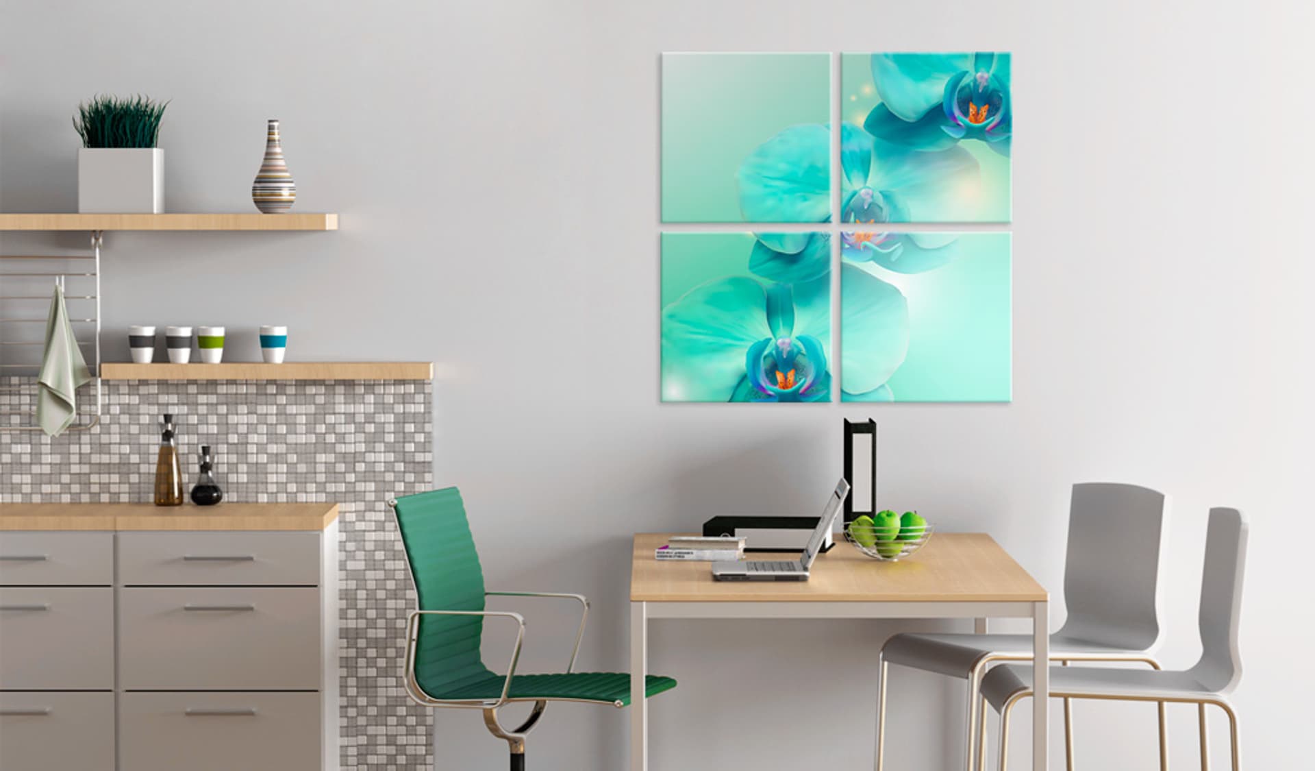 

Obraz - Błękit orchidei (rozmiar 60x60)