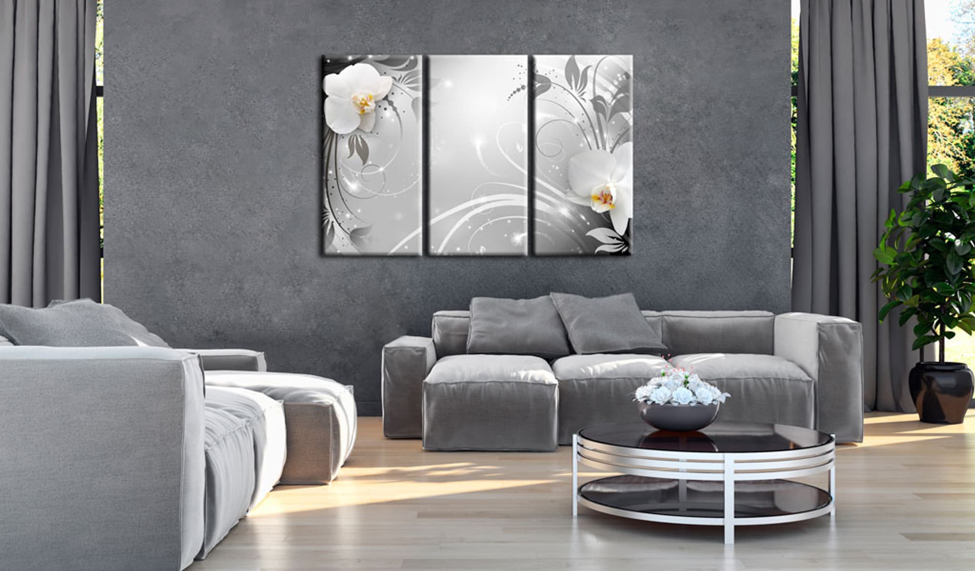 

Obraz - Platynowy walc (rozmiar 120x80)