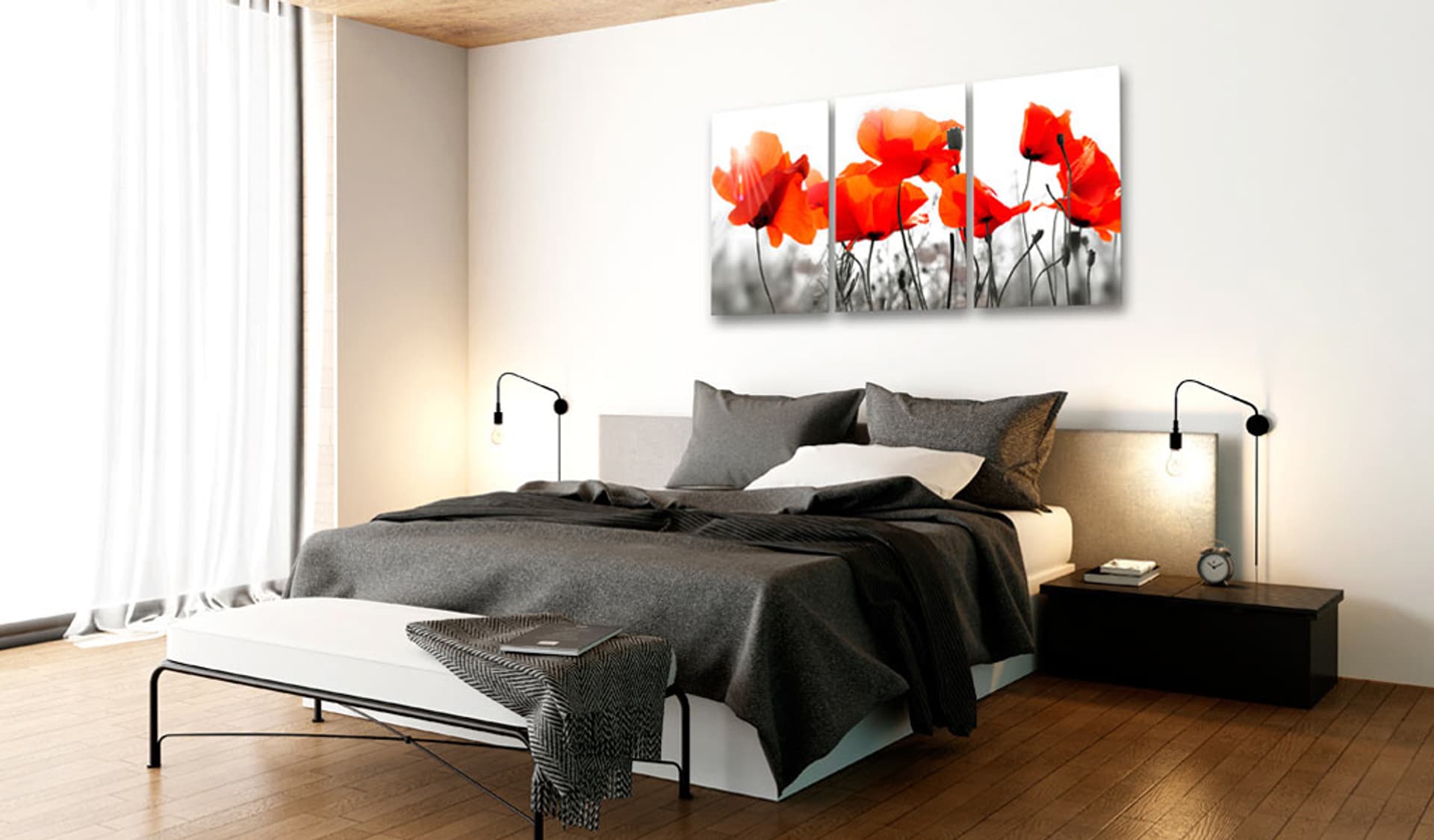 

Obraz - Urocze maki (rozmiar 60x30)