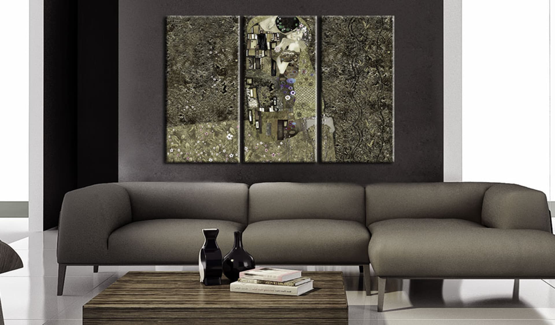 

Obraz - Klimt inspiracje - Miłość (rozmiar 120x80)