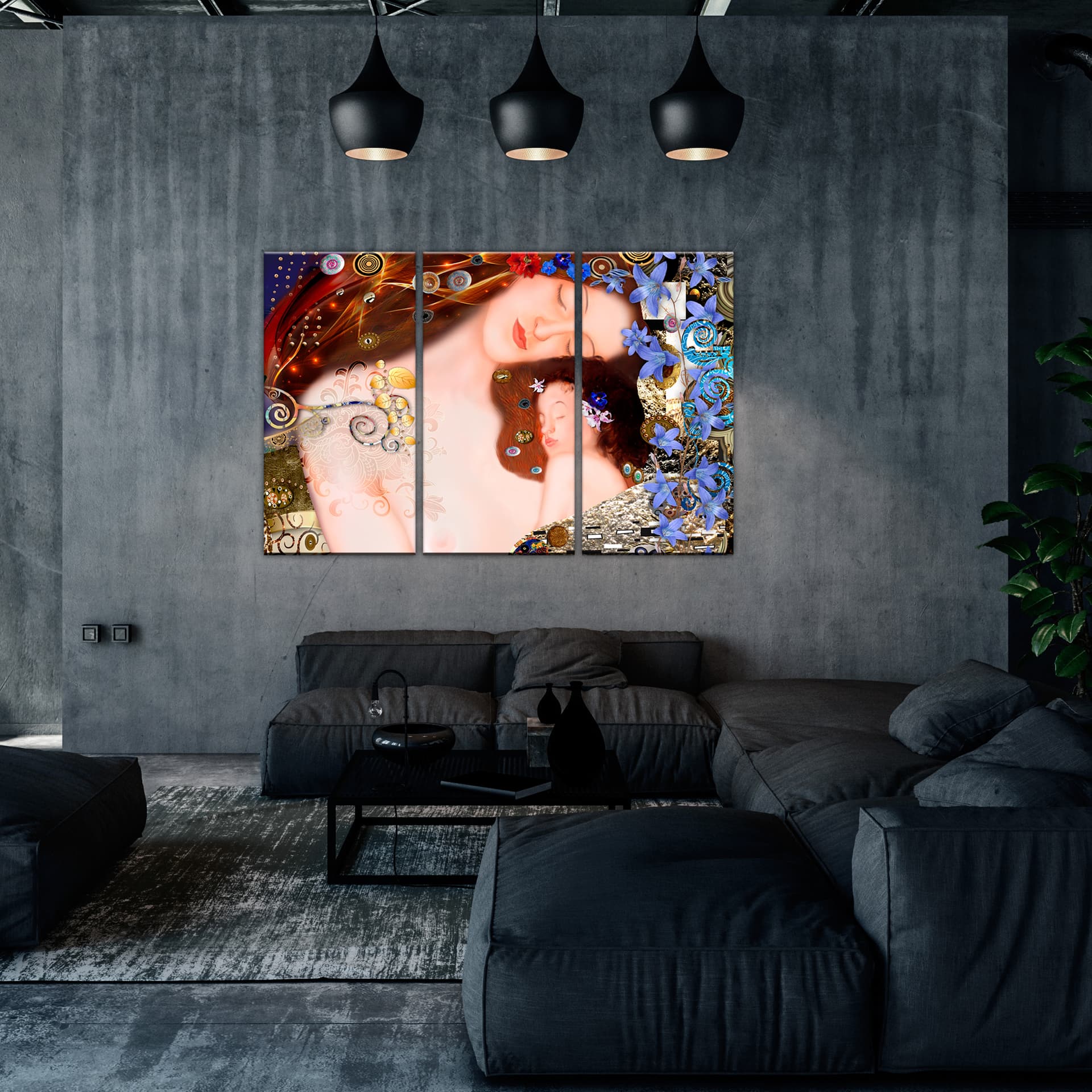 

Obraz - Matczyny uścisk (3-częściowy) (rozmiar 90x60)