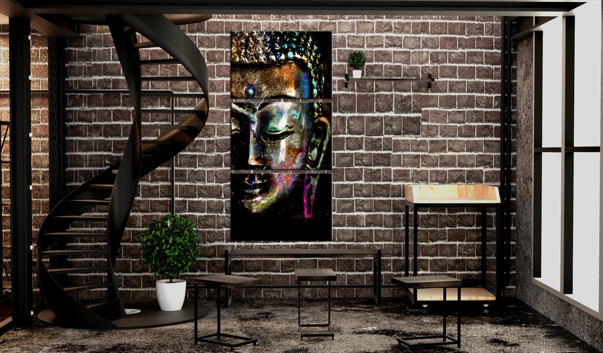 

Obraz - Spokojny Budda (rozmiar 30x60)