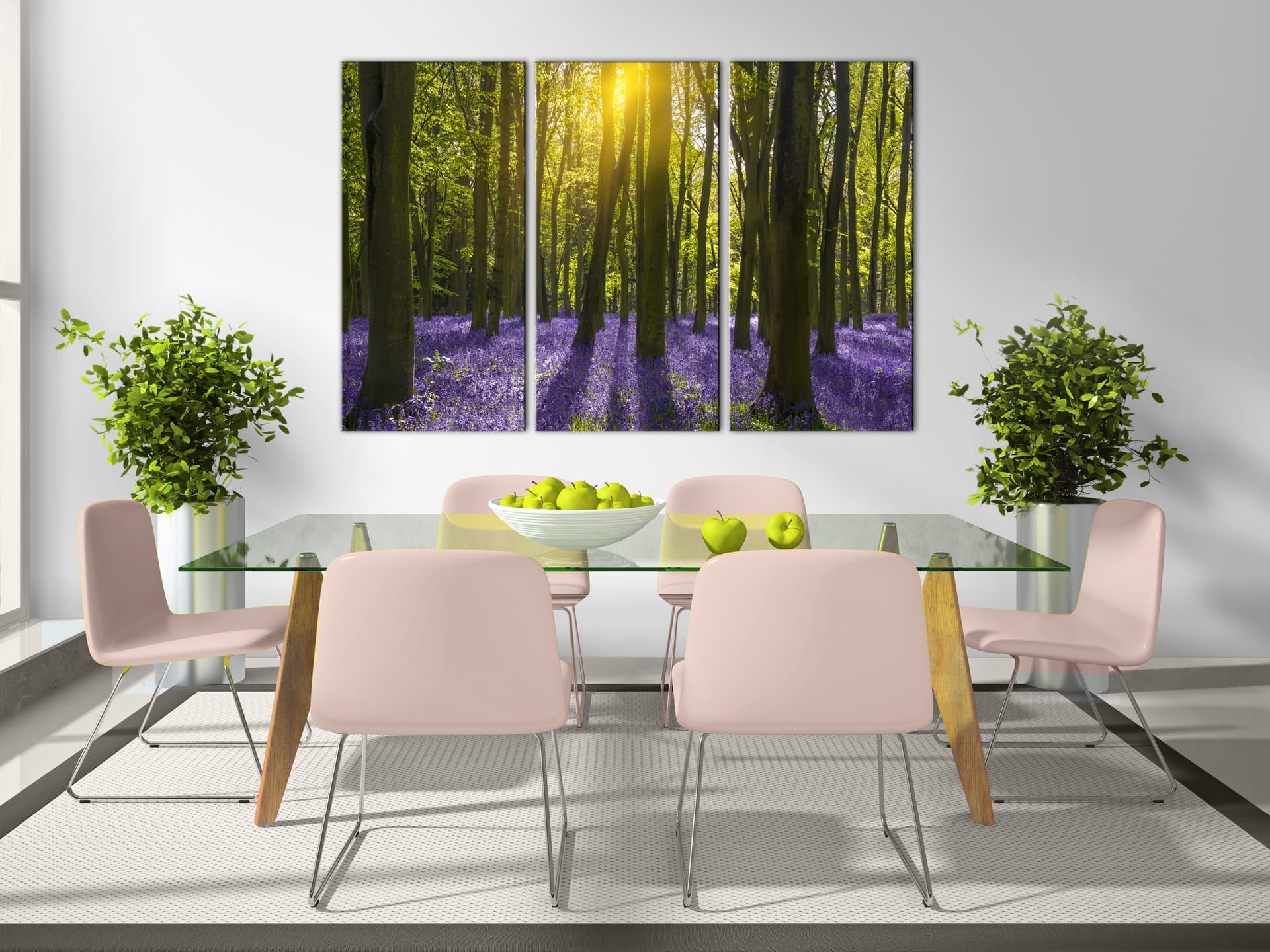 

Obraz - Hiacyntowe pole (3-częściowy) (rozmiar 120x80)