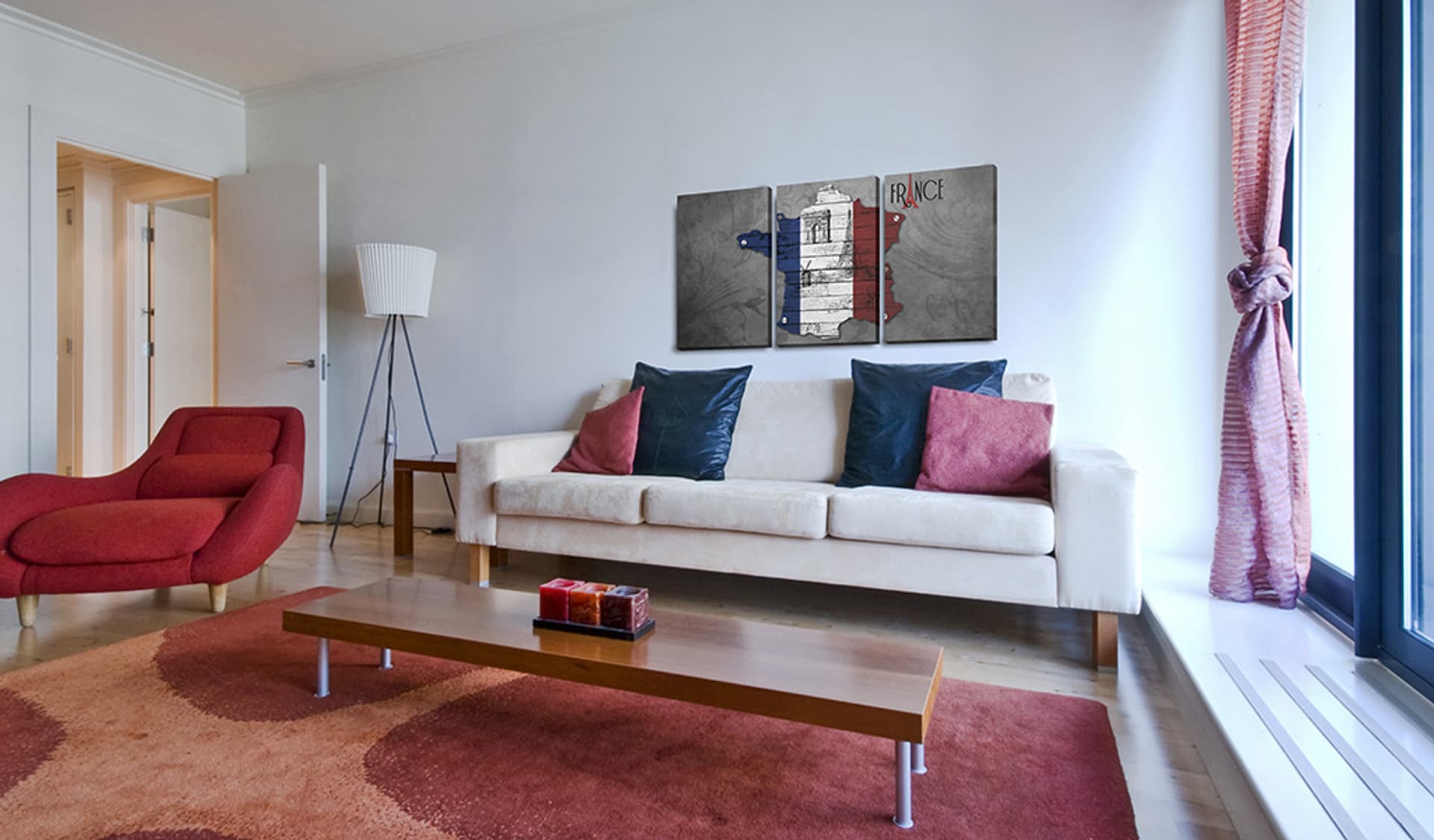 

Obraz - All about France (rozmiar 60x30)