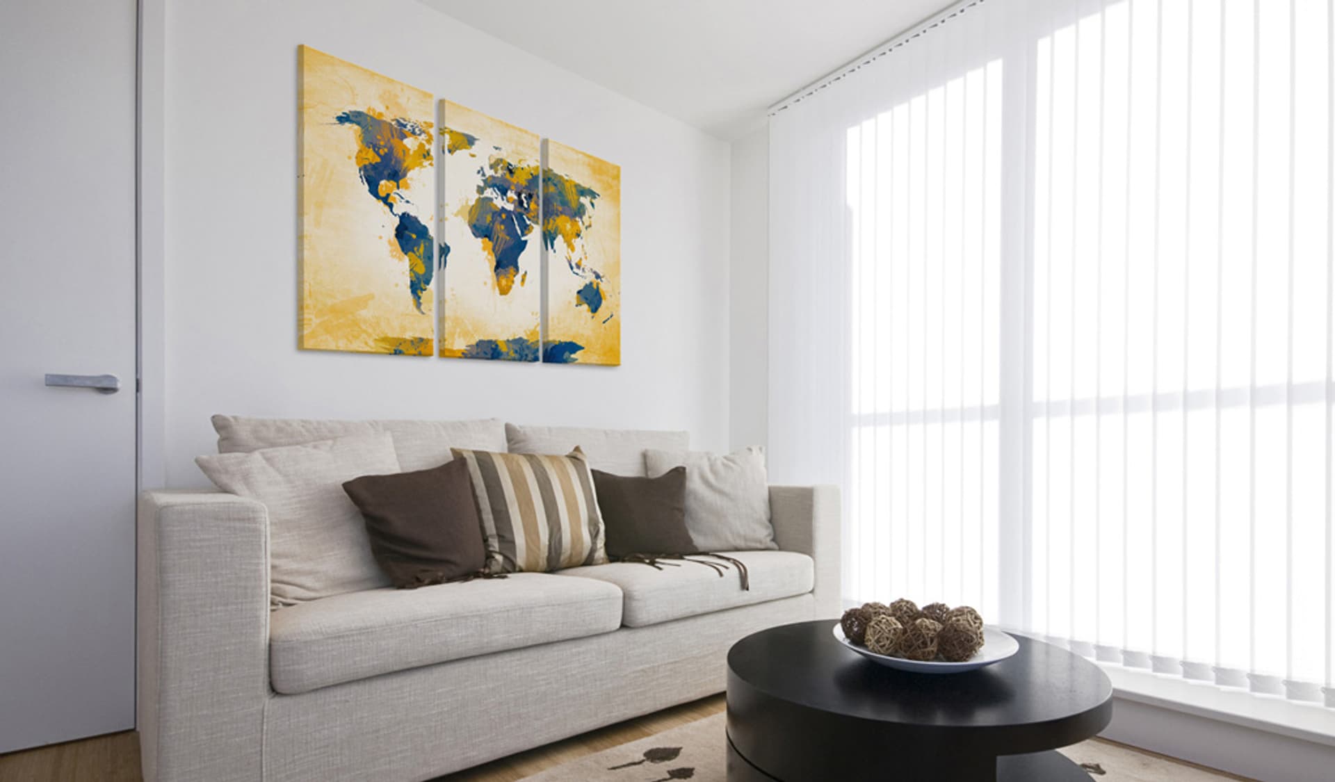 

Obraz - Four corners of the World - triptych (rozmiar 60x40)