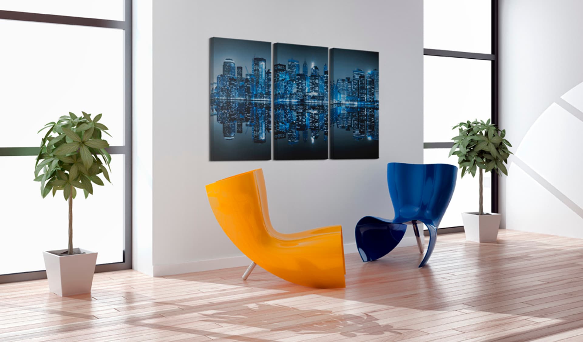 

Obraz - Niebieski Manhattan (rozmiar 60x40)