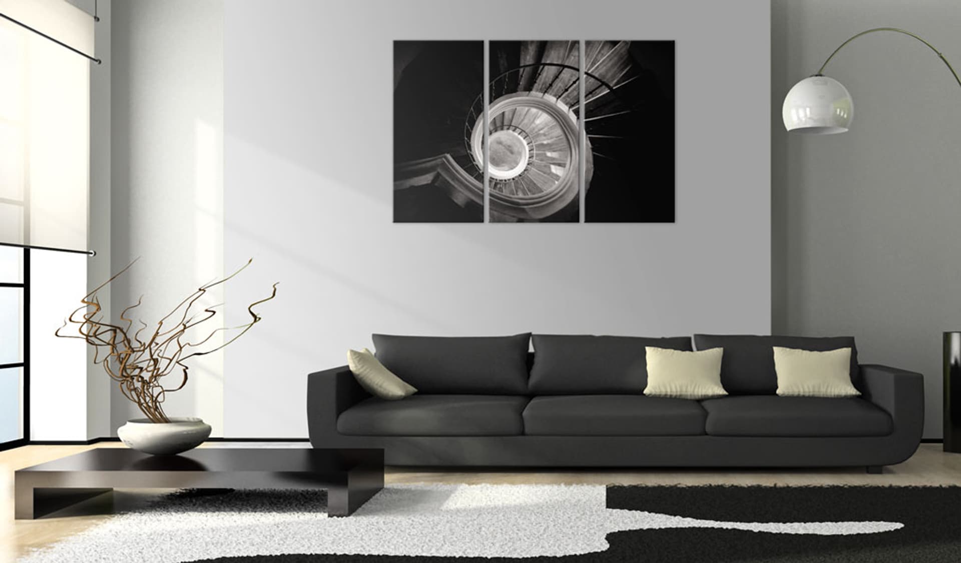 

Obraz - Krętymi schodami w dół (rozmiar 60x40)