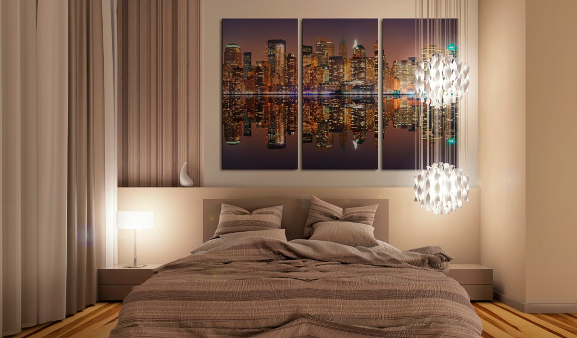 

Obraz - Nowy Jork w tafli wody (rozmiar 60x40)