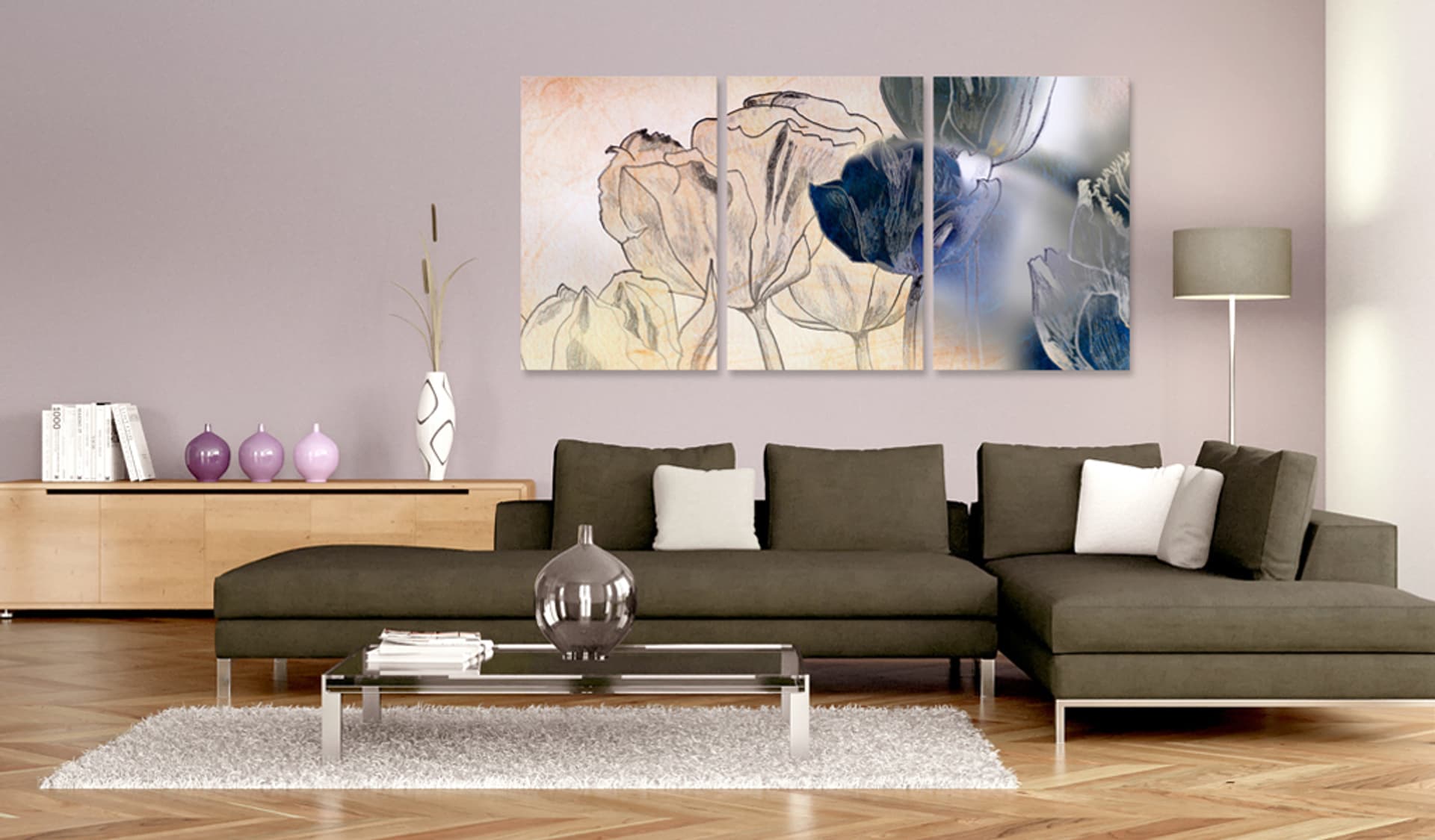 

Obraz - Szkic tulipanów (rozmiar 120x60)