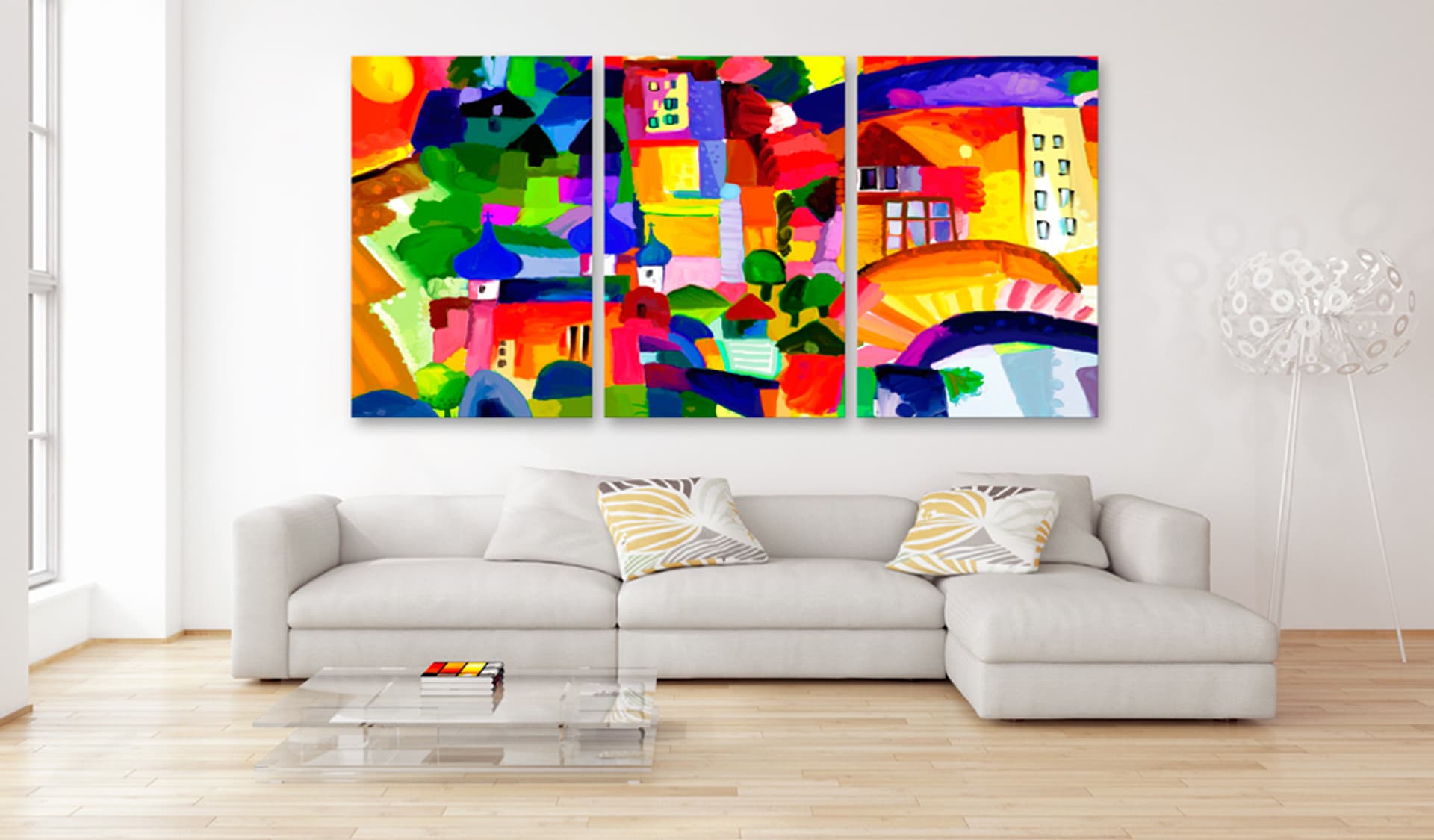 

Obraz - Kolorowe miasto (rozmiar 120x60)
