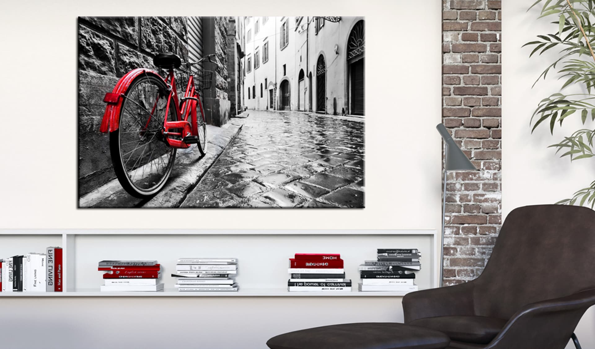 

Obraz - Vintage Red Bike (rozmiar 120x80)
