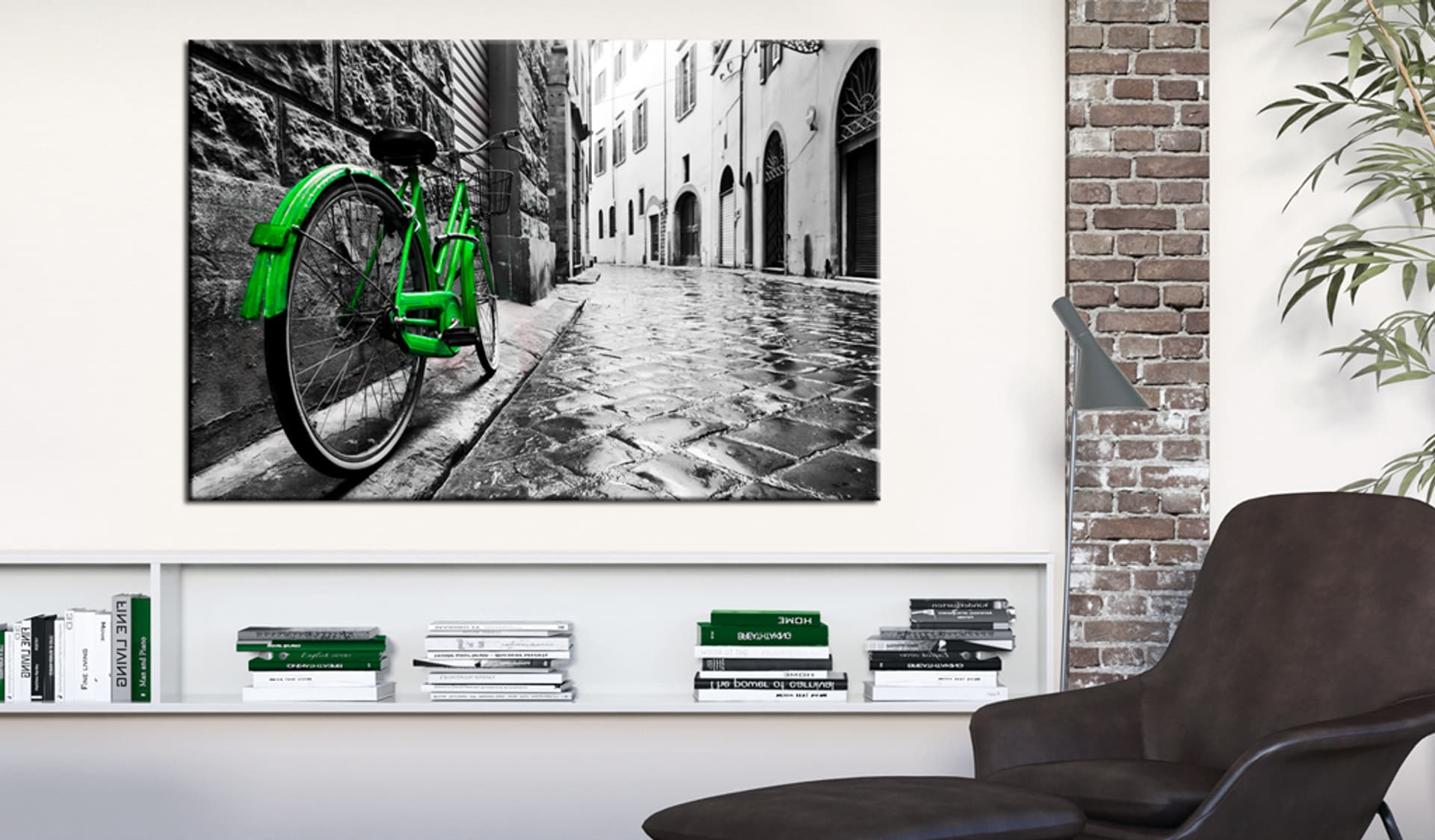 

Obraz - Vintage Green Bike (rozmiar 90x60)