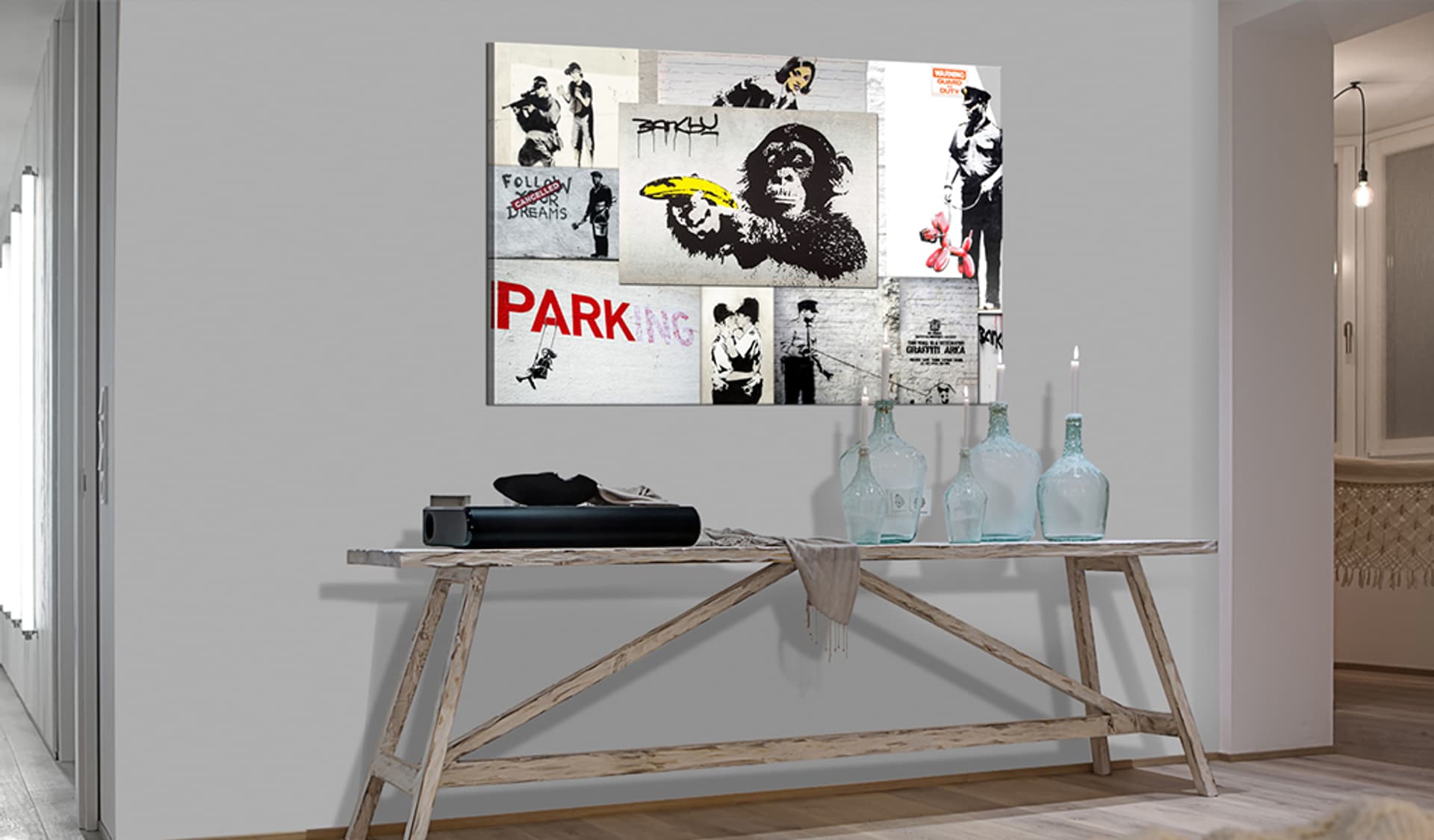 

Obraz - Banksy: Policyjne fantazje (rozmiar 90x60)