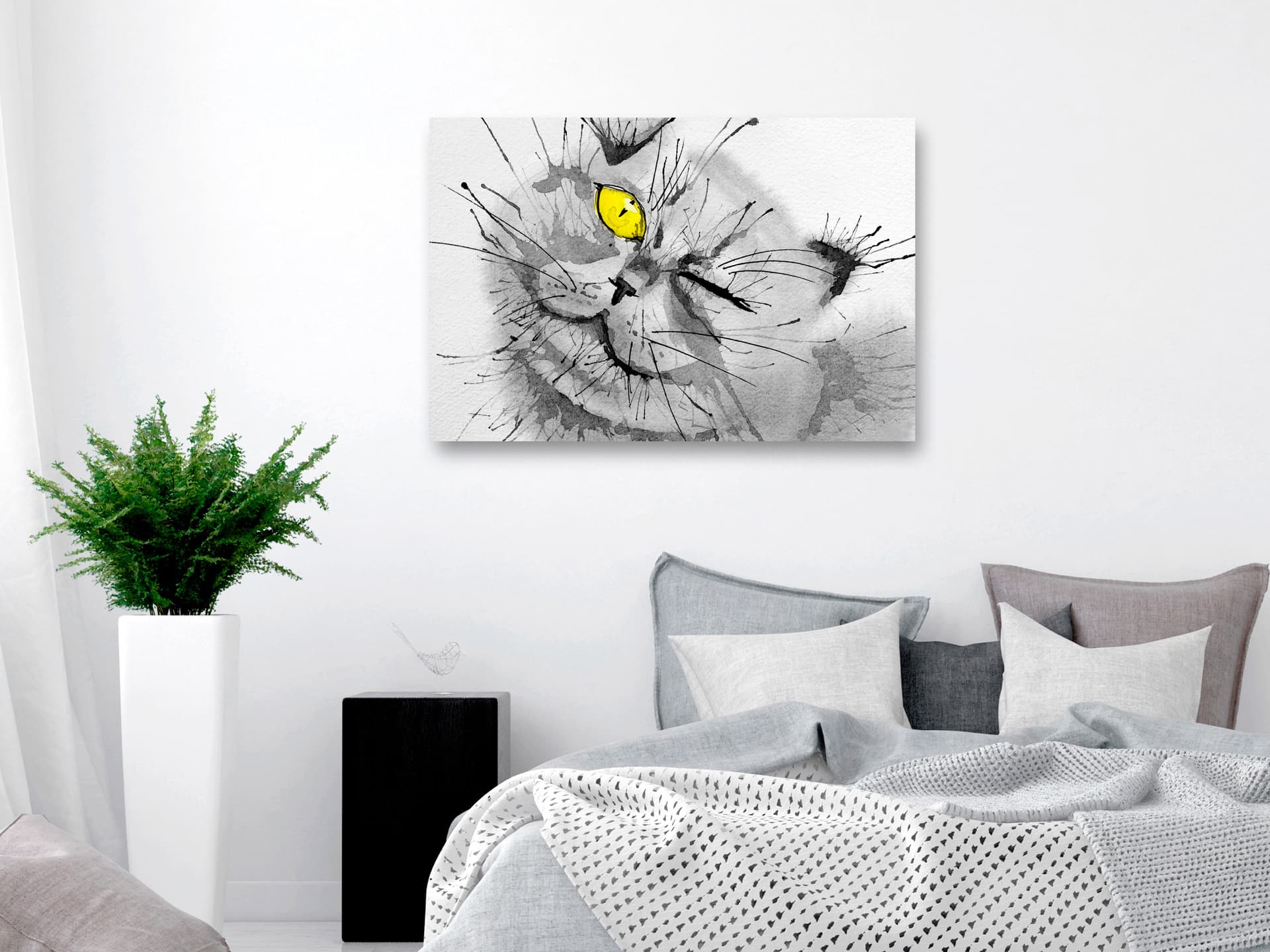 

Obraz - Radosne spojrzenie (1-częściowy) szeroki żółty (rozmiar 90x60)