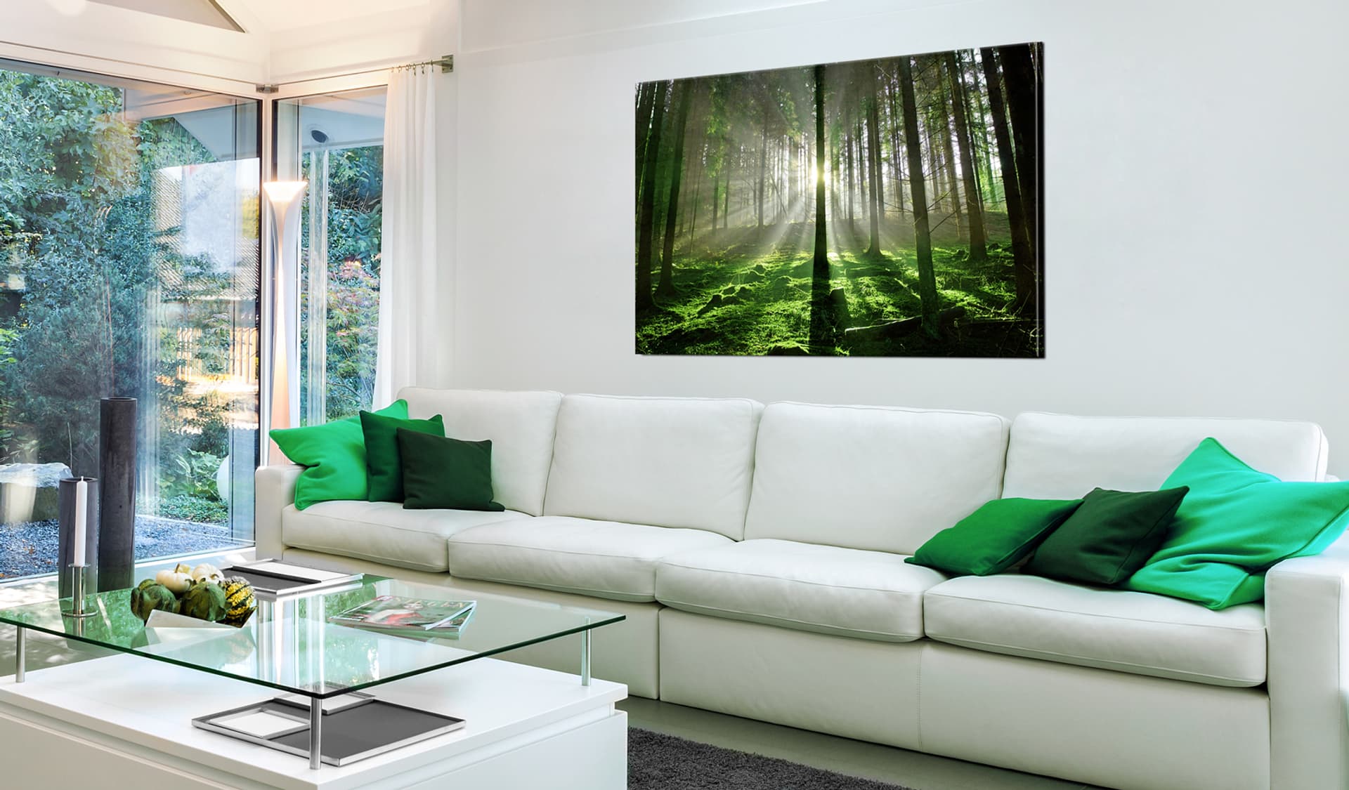 

Obraz - Szmaragdowy las II (rozmiar 90x60)